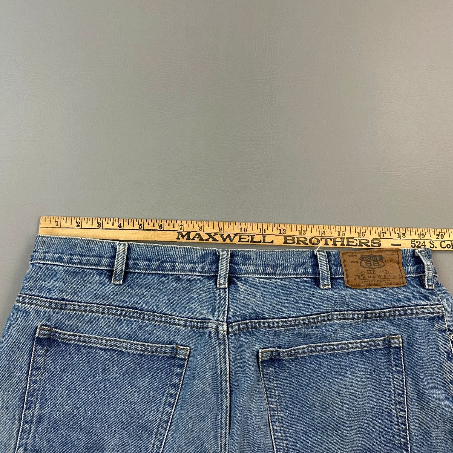 Route 66 Vintage Route 66 Shorts Mens 40 Stone Wash Denim Relaxed Fit Jorts Y2K Bermuda Casual 90s Mens Size US 40 / EU 56 - 6 Thumbnail