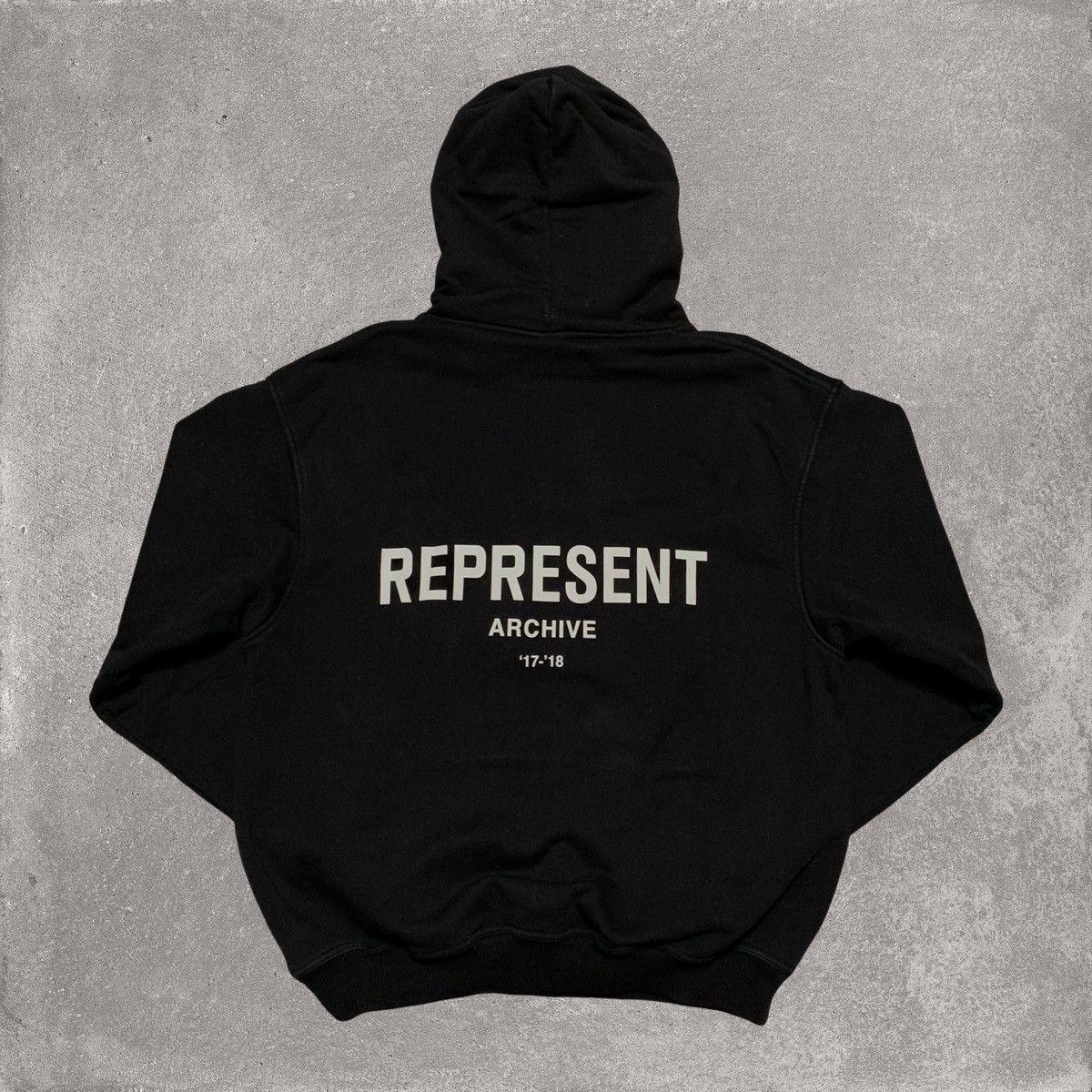 Represent Clo. Represent Medium British Archive Graphic Black Hoodie Size US M / EU 48-50 / 2 - 2 Thumbnail