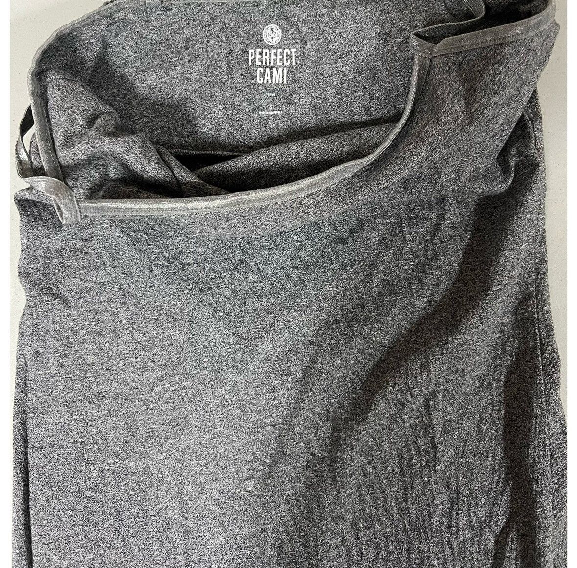 Sonoma SO Gray Grey Cami Shelf-Bra Camisole Tank Top Shirt Size S 🩶 Size S / US 4 / IT 40 - 5 Thumbnail