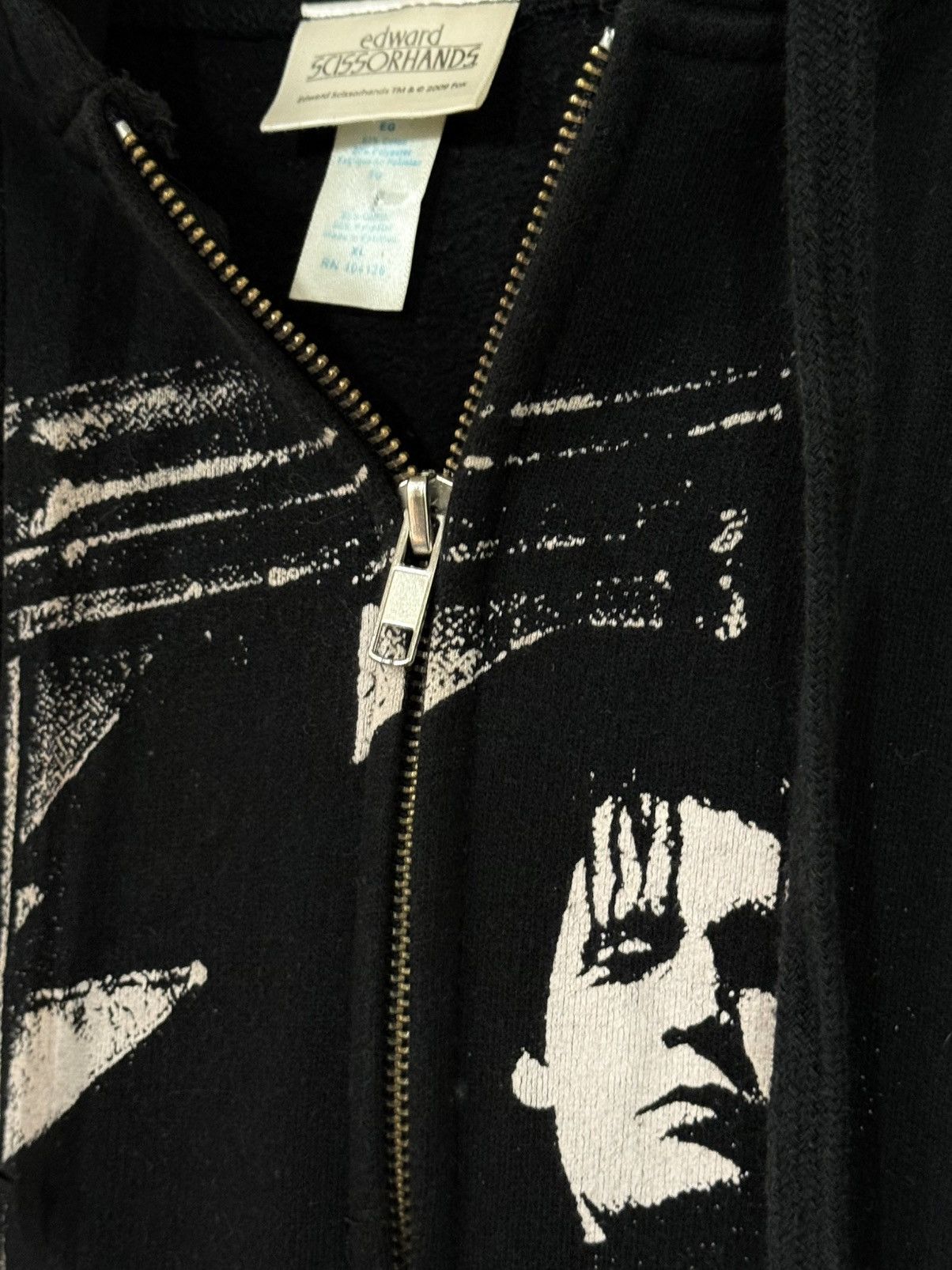 Vintage RARE Edward Scissorhands Tim Burton 2009 Zip Hoodie XL Size US XL / EU 56 / 4 - 2 Thumbnail
