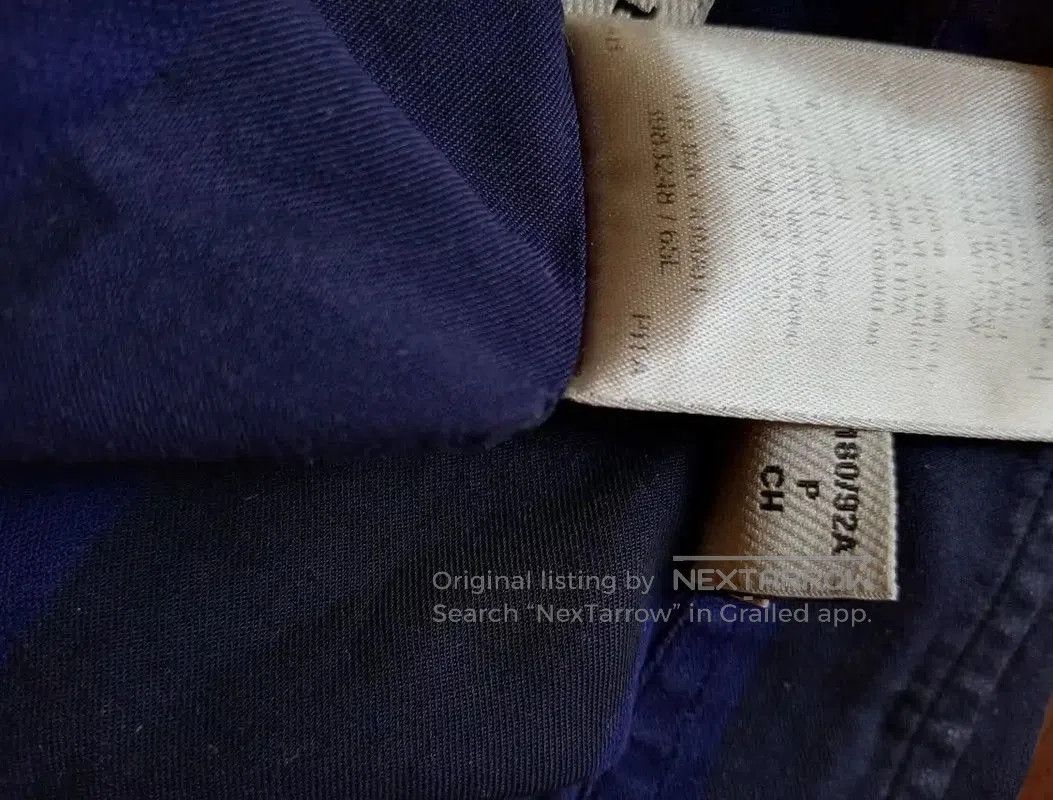 Burberry Burberry Men's Navy Check Long Sleeve Shirt. Size US S / EU 44-46 / 1 - 8 Thumbnail