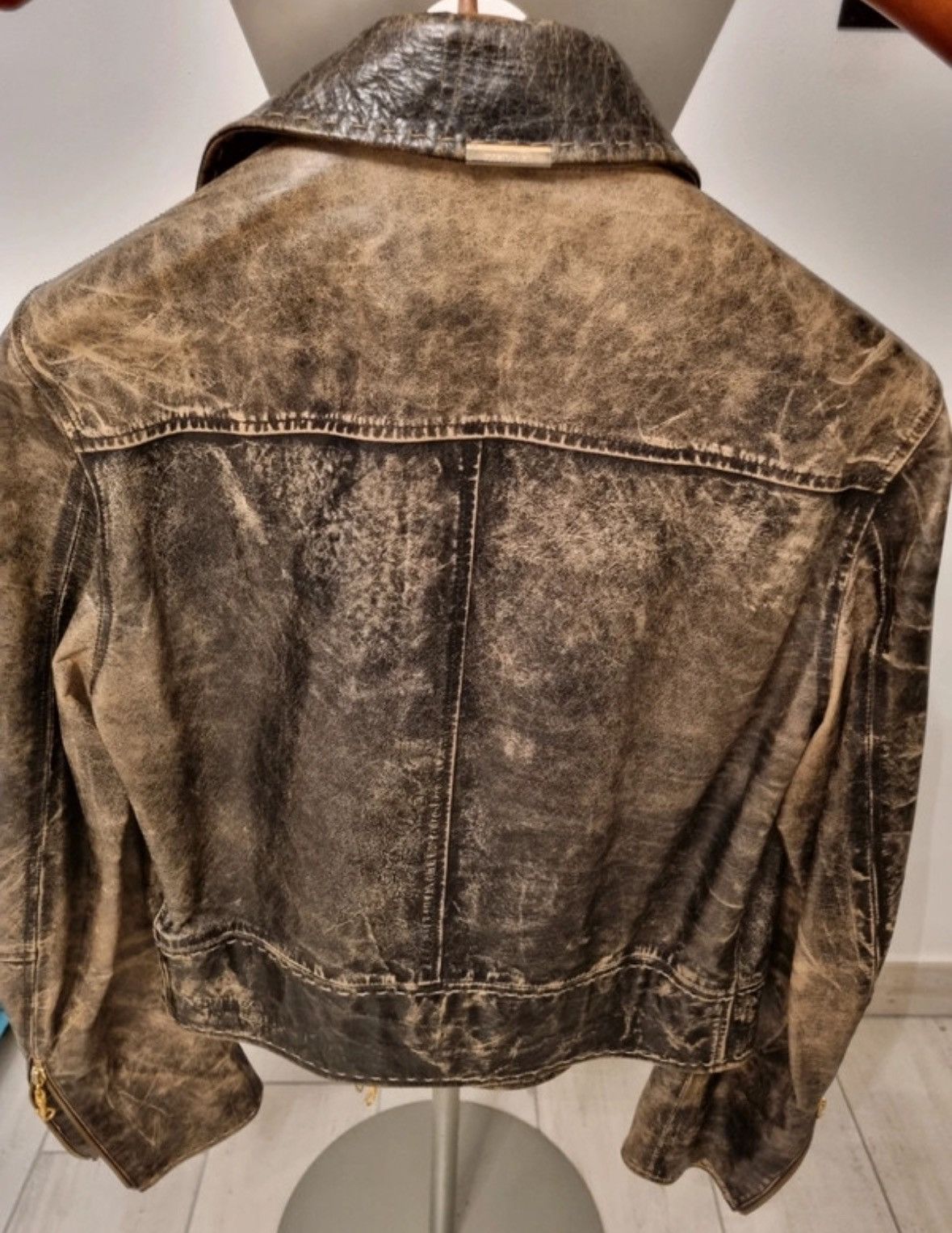 Just Cavalli ARCHIVE S/S 2000 RUNWAY LEATHER JACKET Size US M / EU 48-50 / 2 - 3 Thumbnail