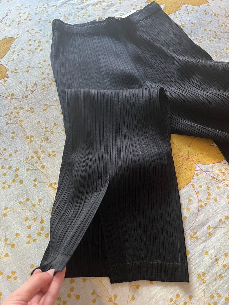 Issey Miyake issey miyake size:5 Black straight-leg trousers 2506-Nexta Size US 26 / EU 42 - 3 Thumbnail