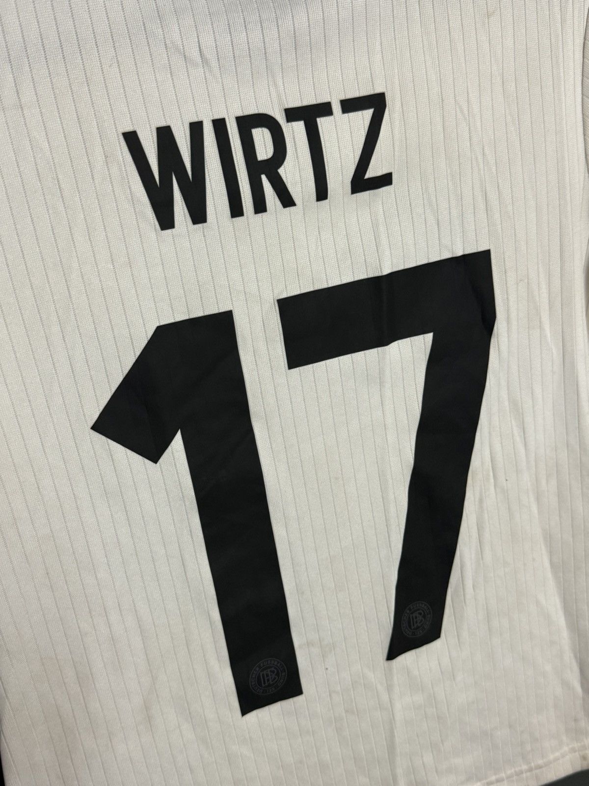 Adidas KIDS Germany Anniversary 125 Wirtz Football Jersey T-Shirt Size US XS / EU 42 / 0 - 3 Thumbnail