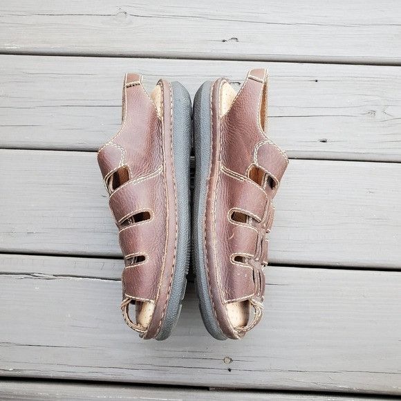 Vintage Vintage 90s y2k Born Greek Fisherman Chunky Platform Sandals Size US 12 / EU 45 - 3 Thumbnail