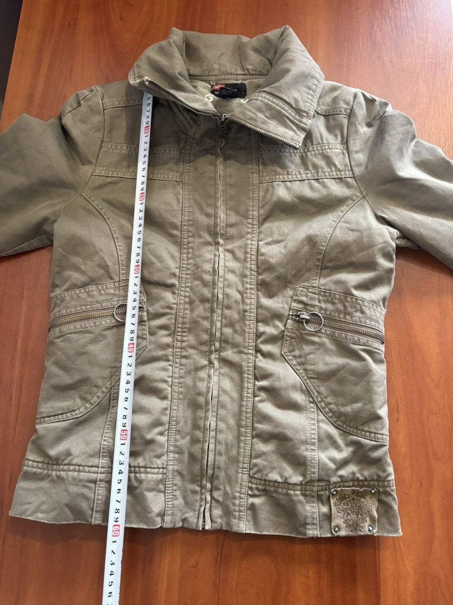 Diesel 90s Vintage DIESEL Womens Archive Jacket Avant Garde Green M Size M / US 6-8 / IT 42-44 - 15 Thumbnail
