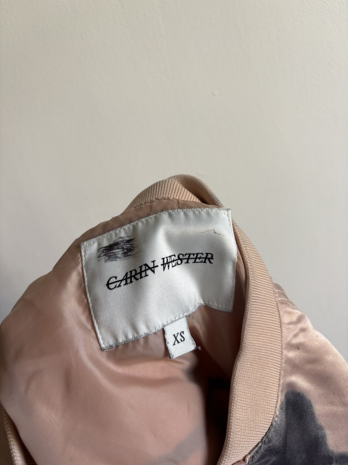 Carin Wester × Designer Carin Wester vintage bomber jacket graffiti y2k Scandinavian Size XS / US 0-2 / IT 36-38 - 10 Thumbnail
