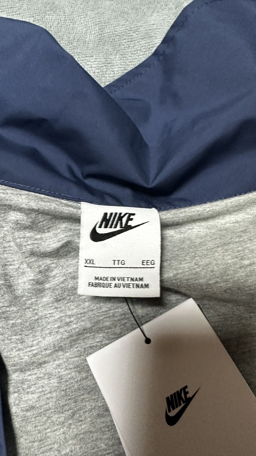 Nike NEW Size 2XL Nike Coach Jacket Midnight Navy W/ Lightning Size US XXL / EU 58 / 5 - 8 Thumbnail