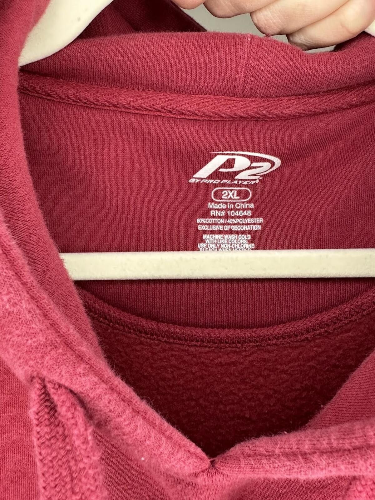 Pro Player Arkansas Razorbacks Pullover Hoodie - Sz. 2XL Size US XXL / EU 58 / 5 - 3 Thumbnail