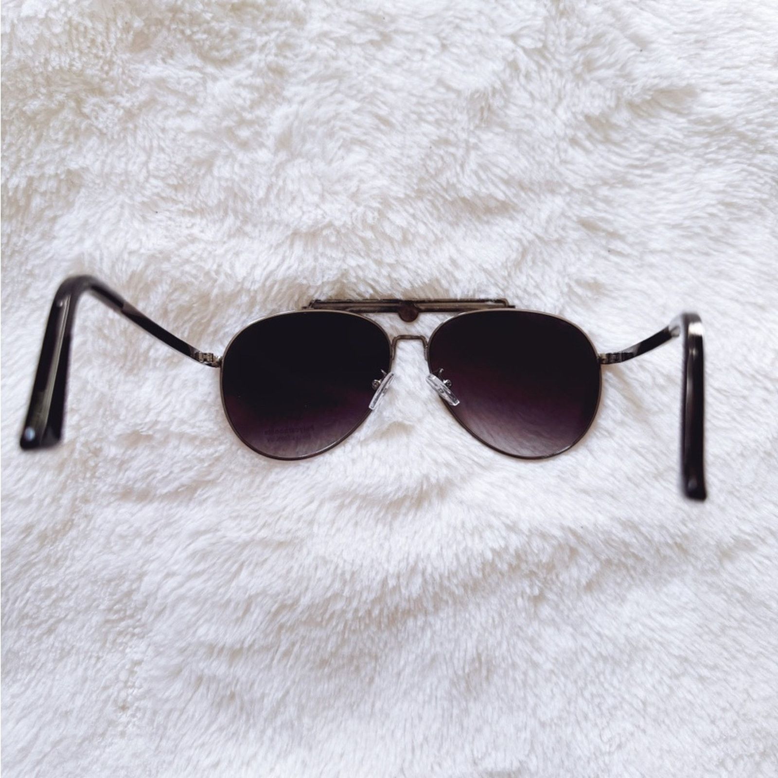 Other Doug Black W/ Silver Rim Aviator Sunglasses Size ONE SIZE - 8 Thumbnail