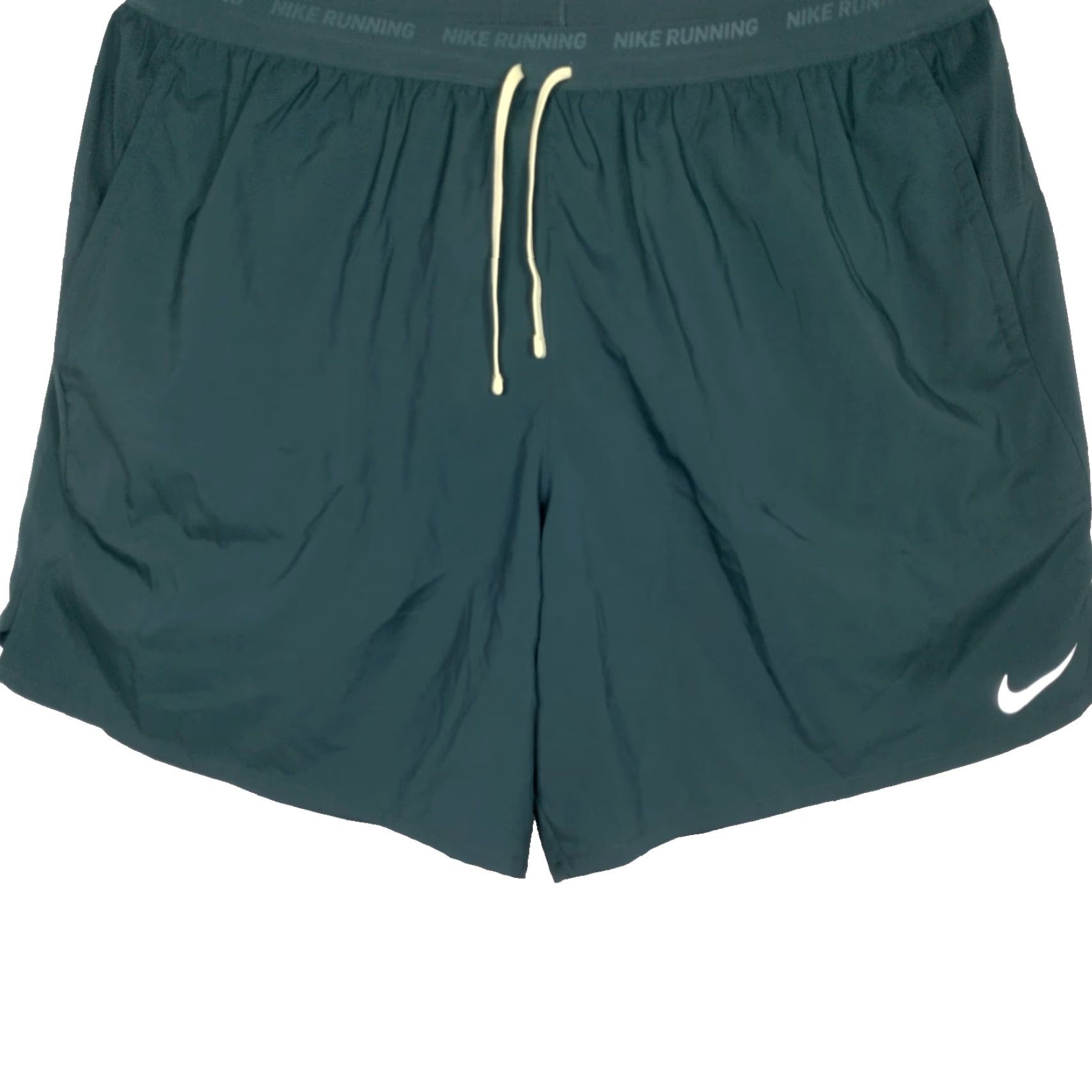 Nike Nike Dri Fit Stride Running Shorts 2XL Athletic Men Gray Green Blue Stretch Rip Stop | Regular Waist 36 in Inseam 6.5 in Size US 36 / EU 52 - 2 Thumbnail