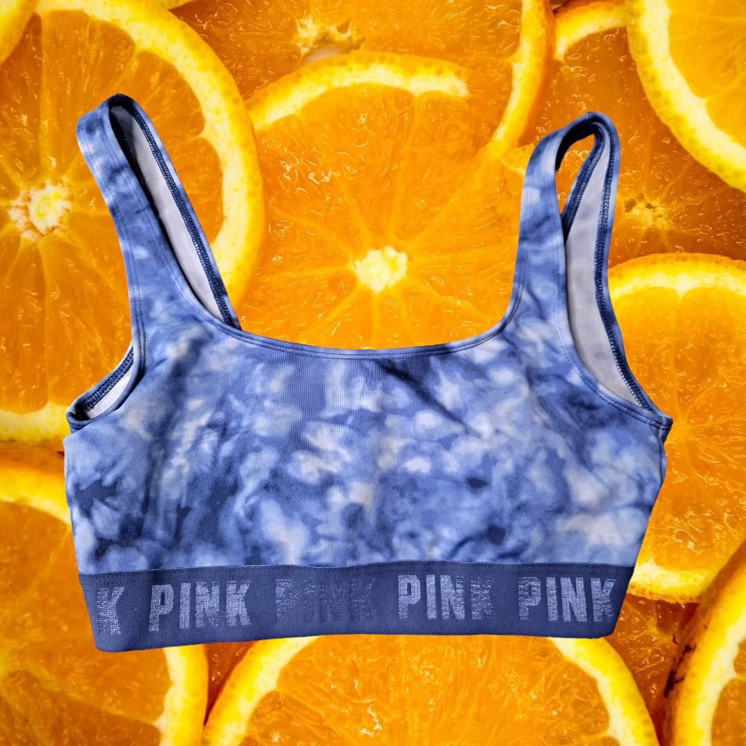Victoria's Secret Victoria's Secret Blue Tie Dye Sports Bra Size Small Size ONE SIZE - 1 Thumbnail