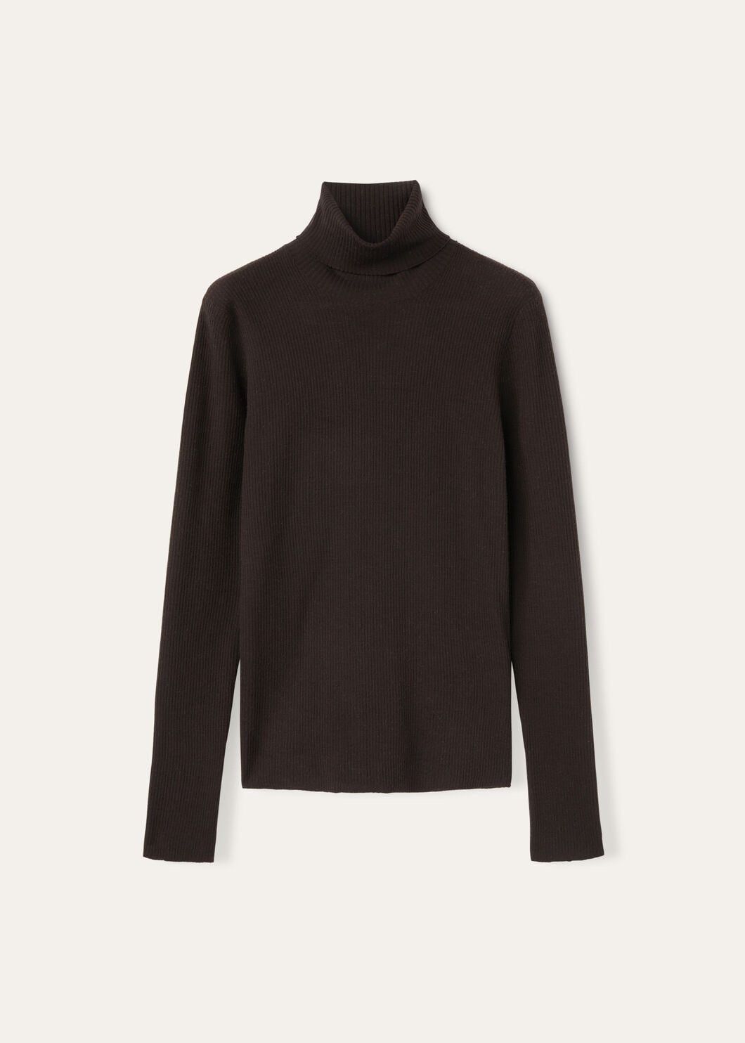 Loro Piana o1w1db10825 FAN1199 Taupo Turtleneck Sweater in Dark Brown Size XS / US 0-2 / IT 36-38 - 1 Thumbnail