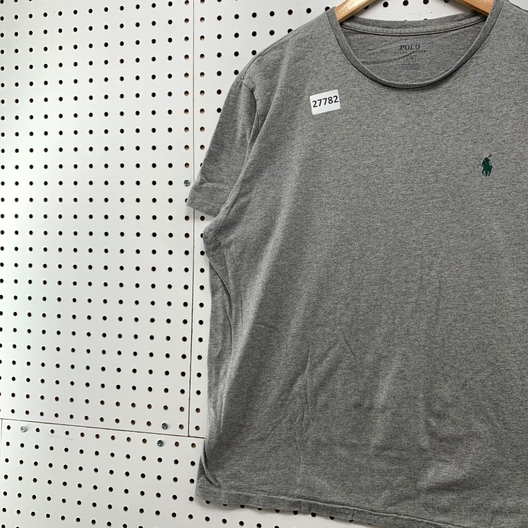 Polo Ralph Lauren Polo Ralph Lauren Shirt Gray Green Pony Mens Large Short Sleeve Size US L / EU 52-54 / 3 - 3 Thumbnail