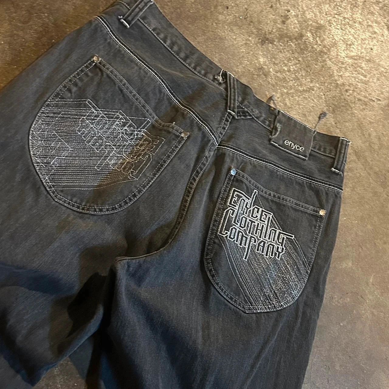 Enyce Vintage Y2K Enyce faded black jeans Size US 36 / EU 52 - 2 Thumbnail
