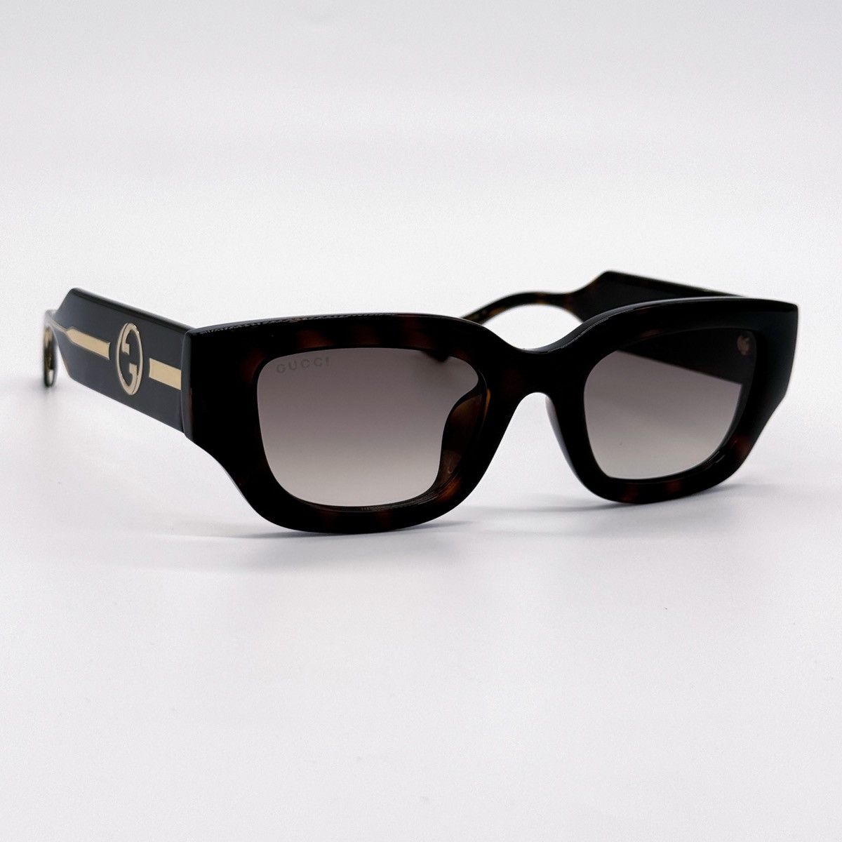 Gucci NEW GUCCI GG1558SK 002 SQUARE HAVANA BROWN WOMEN SUNGLASSES Size ONE SIZE - 5 Thumbnail