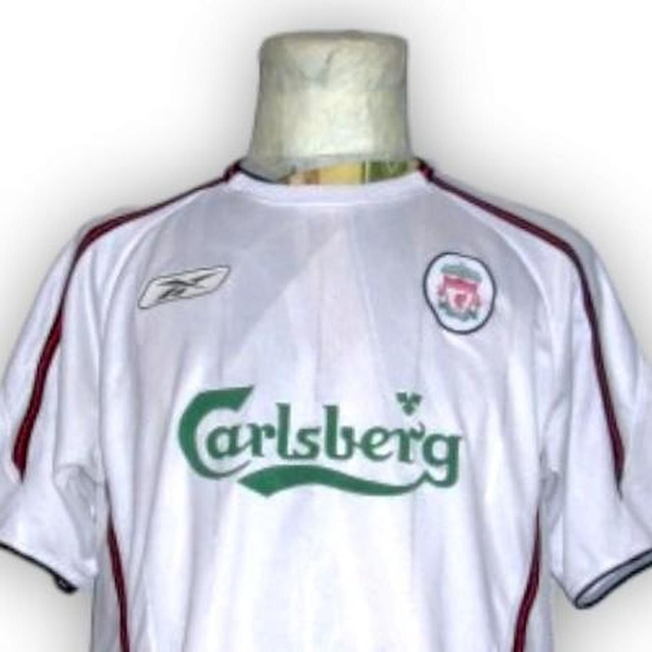 Reebok Fc Liverpool England 2002 2003 Away shirt jersey Size US M / EU 48-50 / 2 - 2 Thumbnail