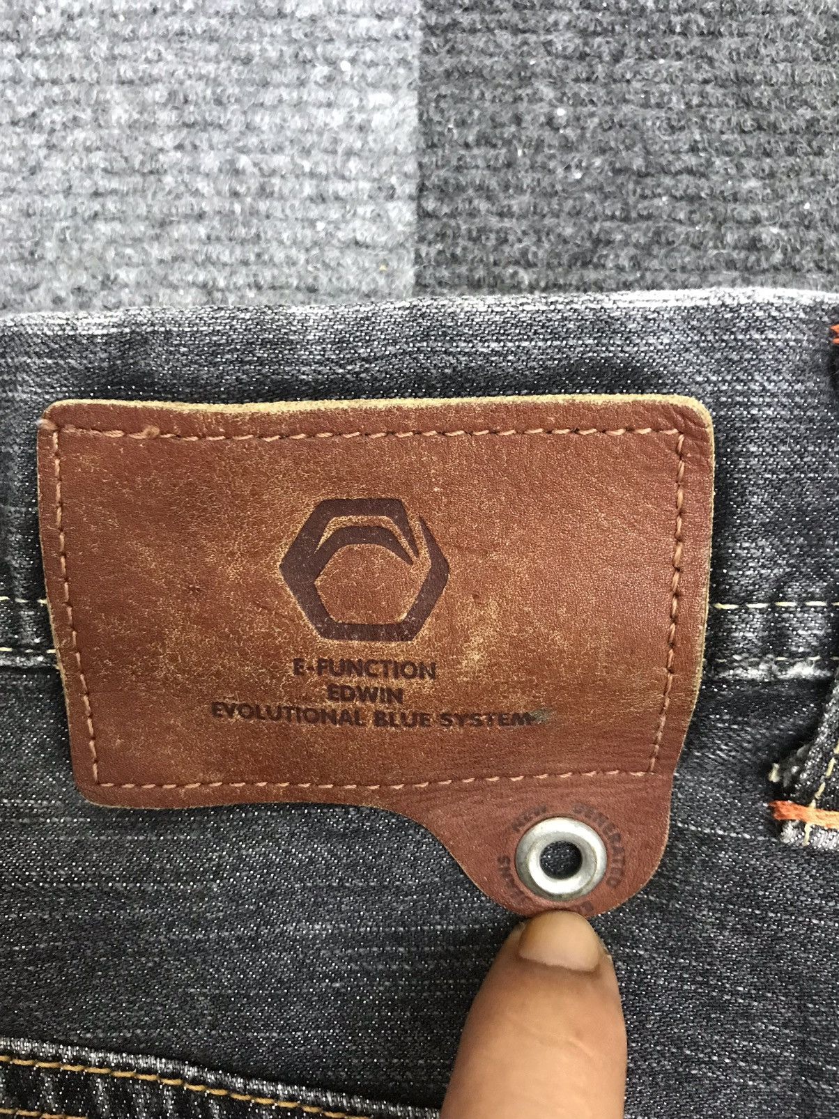 Edwin 💥BAGGY💥EDWIN FUNCTION WIDE BAGGY BLACK WASH AIR DENIM F383 Size US 32 / EU 48 - 20 Thumbnail