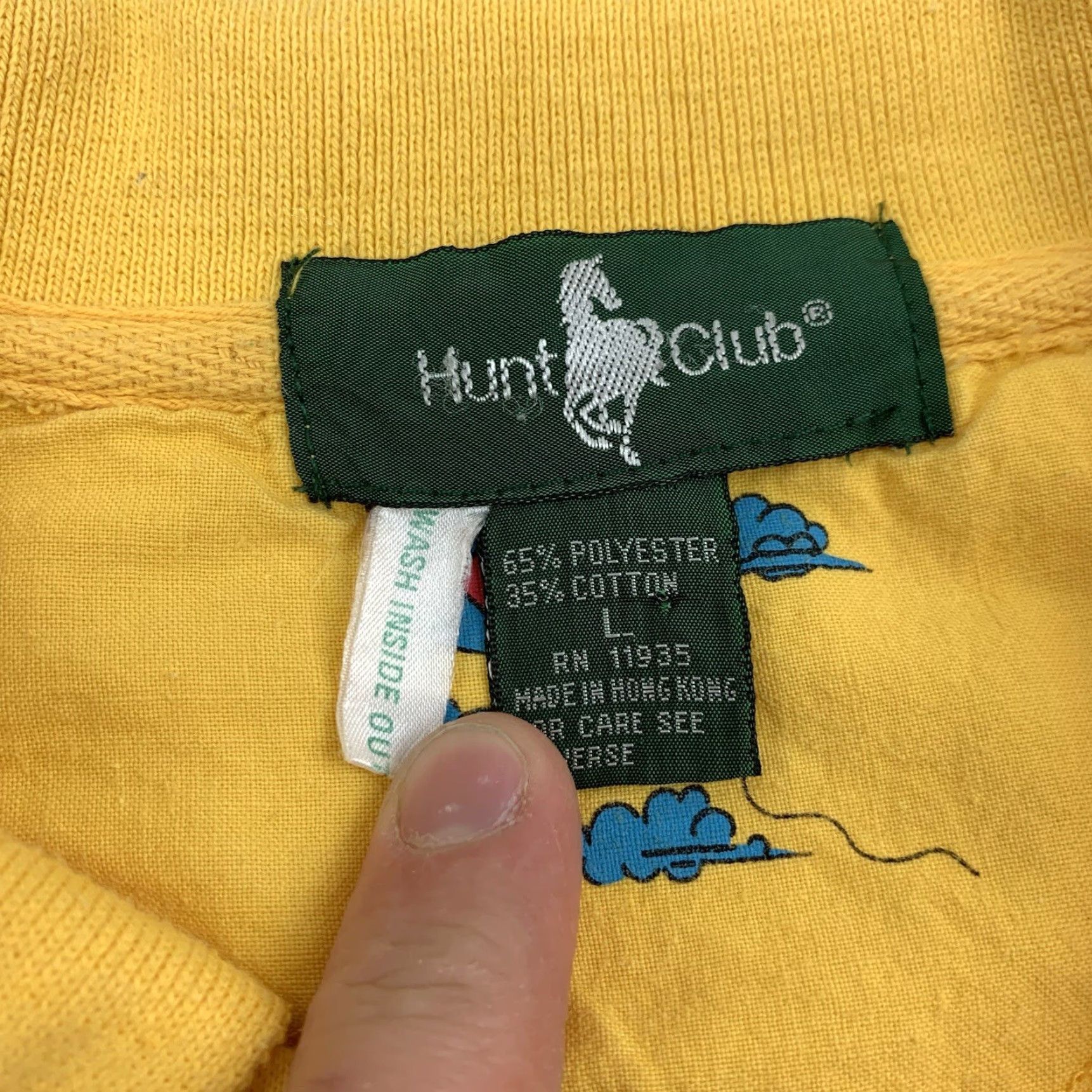 Vintage VINTAGE Hunt Club Shirt Womens Large Yellow Collared Button Up 90s Fun Outdoors Mens? Size L / US 10 / IT 46 - 3 Thumbnail
