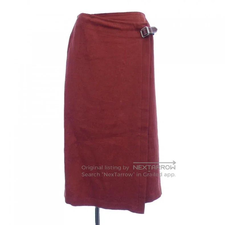 Hermes Hermes Margiela Period Linen Long Skirt - Side Button Size 25" / US 0 / IT 36 - 1 Thumbnail