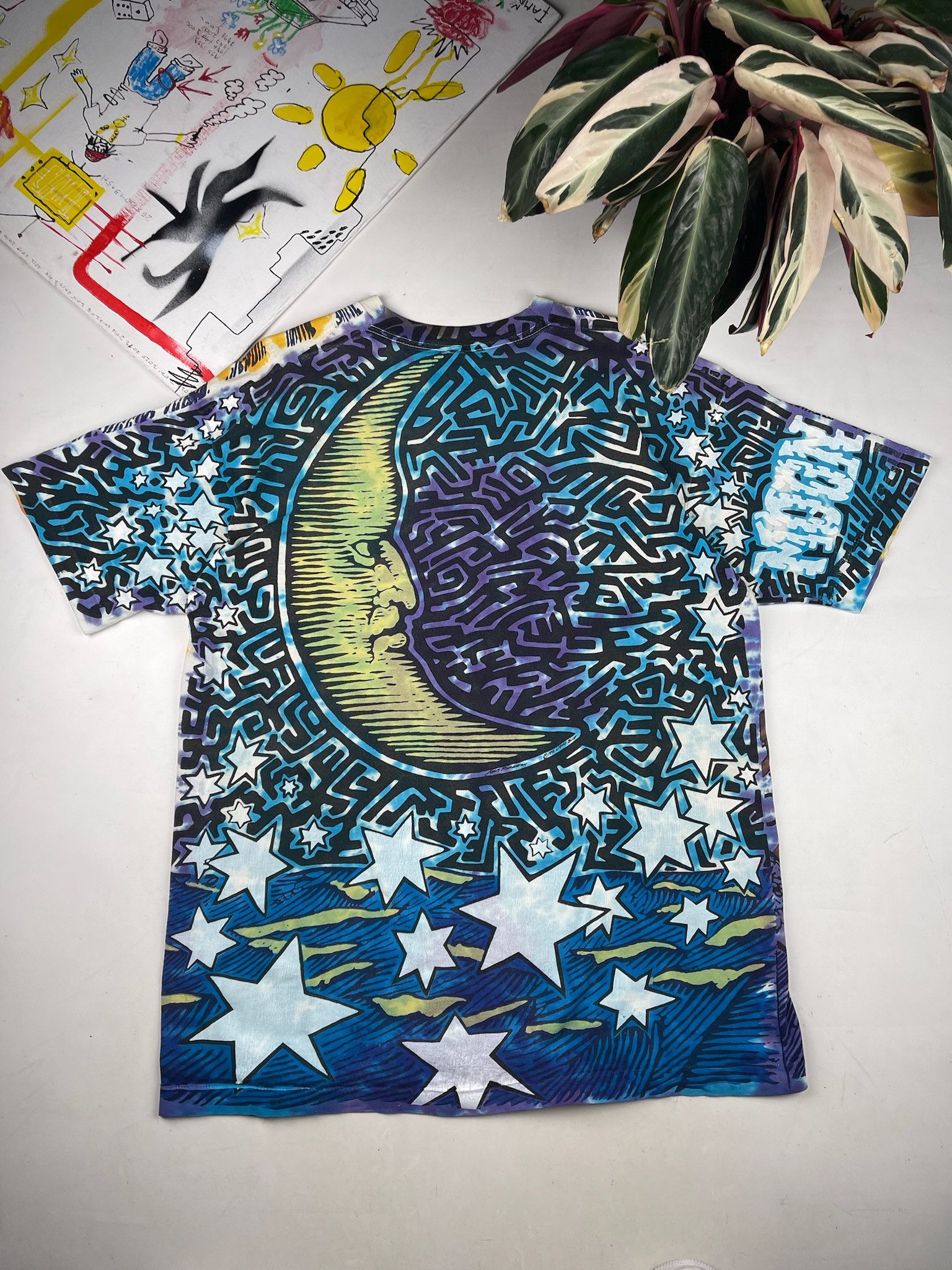 Liquid Blue Vintage 1992 Sun & Moon Liquid Blue Chris Pinkerton AOP tee Size US XL / EU 56 / 4 - 2 Thumbnail