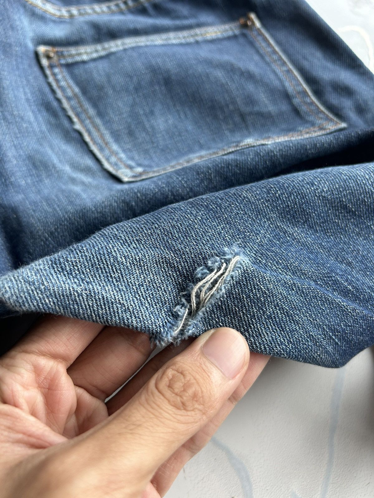 Japanese Brand Dessin Untitled Selvedge distressed denim Size US 32 / EU 48 - 9 Thumbnail