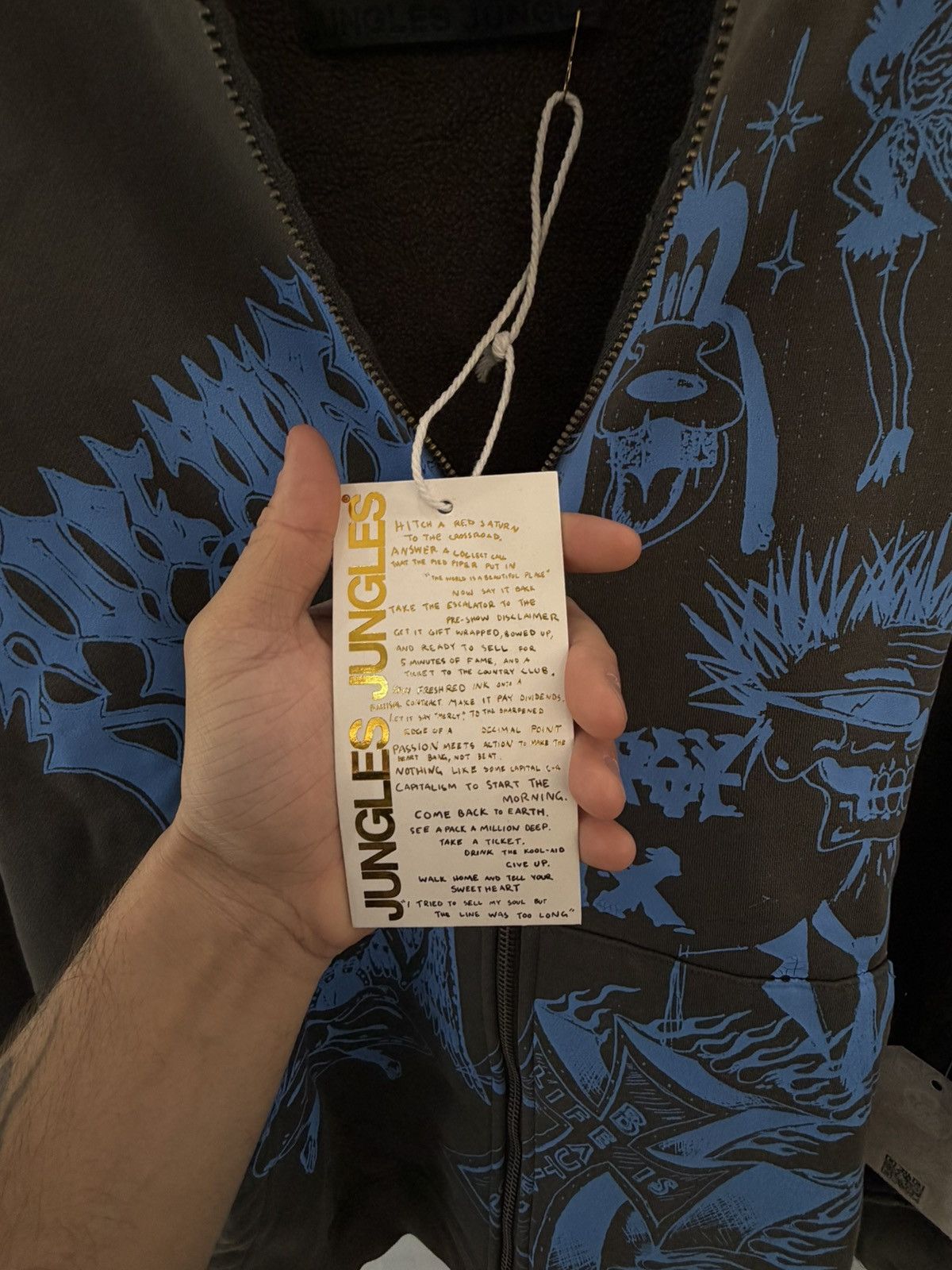 Other Jungles Jungles “ Hope You’re Well” Zip Up Hoodie Size US XL / EU 56 / 4 - 4 Thumbnail