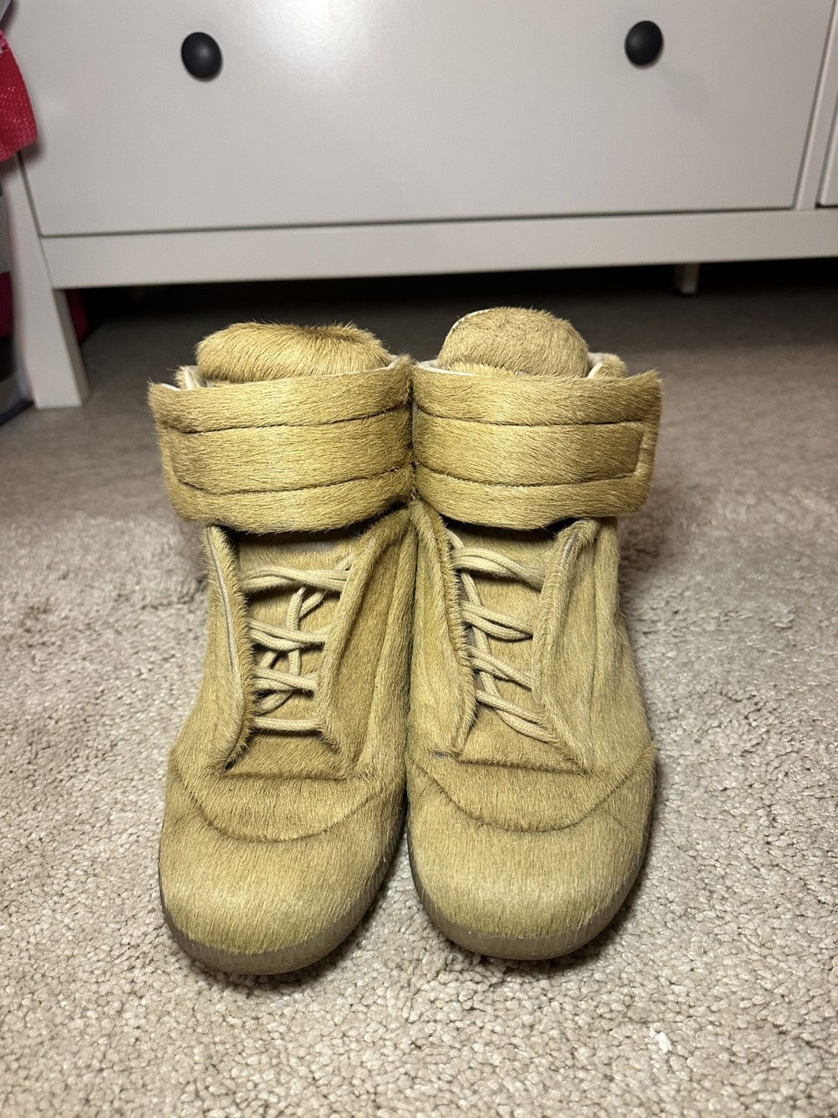 Maison Margiela Maison Margiela Future High Sneaker Pony Hair RARE Size US 7.5 / EU 40-41 - 3 Thumbnail