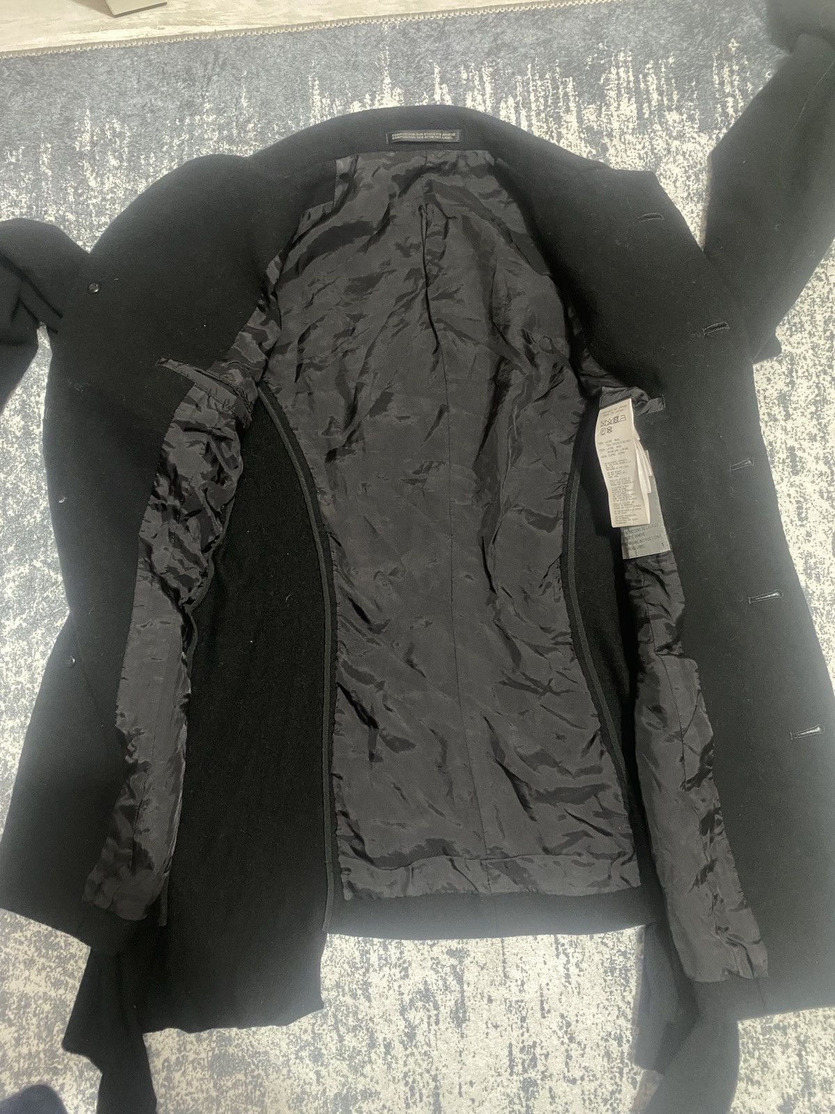 Japanese Brand Women wool Blazer yohji yamamoto japan noir ss10 Size XS / US 0-2 / IT 36-38 - 11 Thumbnail