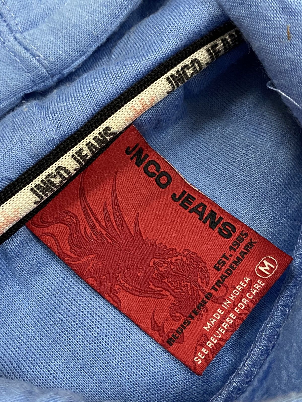 JNCO Vtg Jnco Hoodie Big Logo - Blue Size US M / EU 48-50 / 2 - 12 Thumbnail