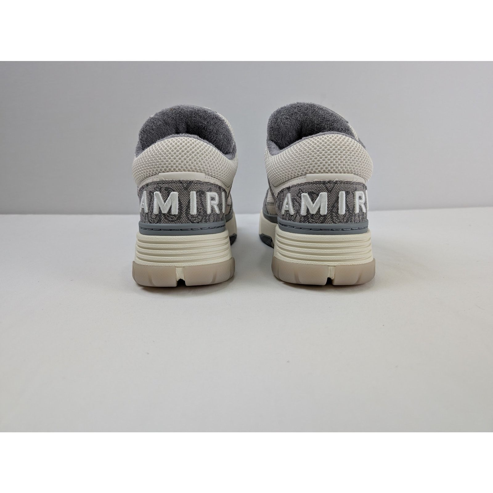 Amiri o1rshd1 Bandana Denim MA-1 Sneakers in Grey Size US 11 / EU 44 - 10 Thumbnail