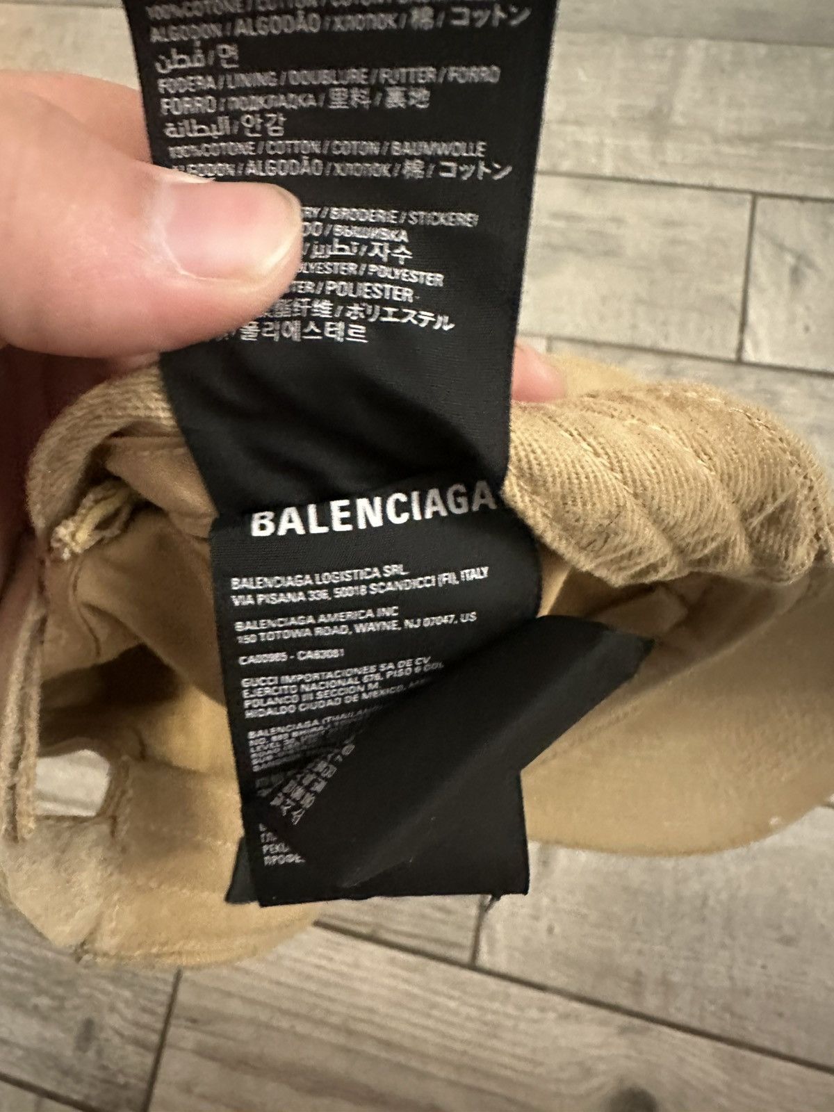 Balenciaga Balenciaga logo hat Size ONE SIZE - 7 Thumbnail