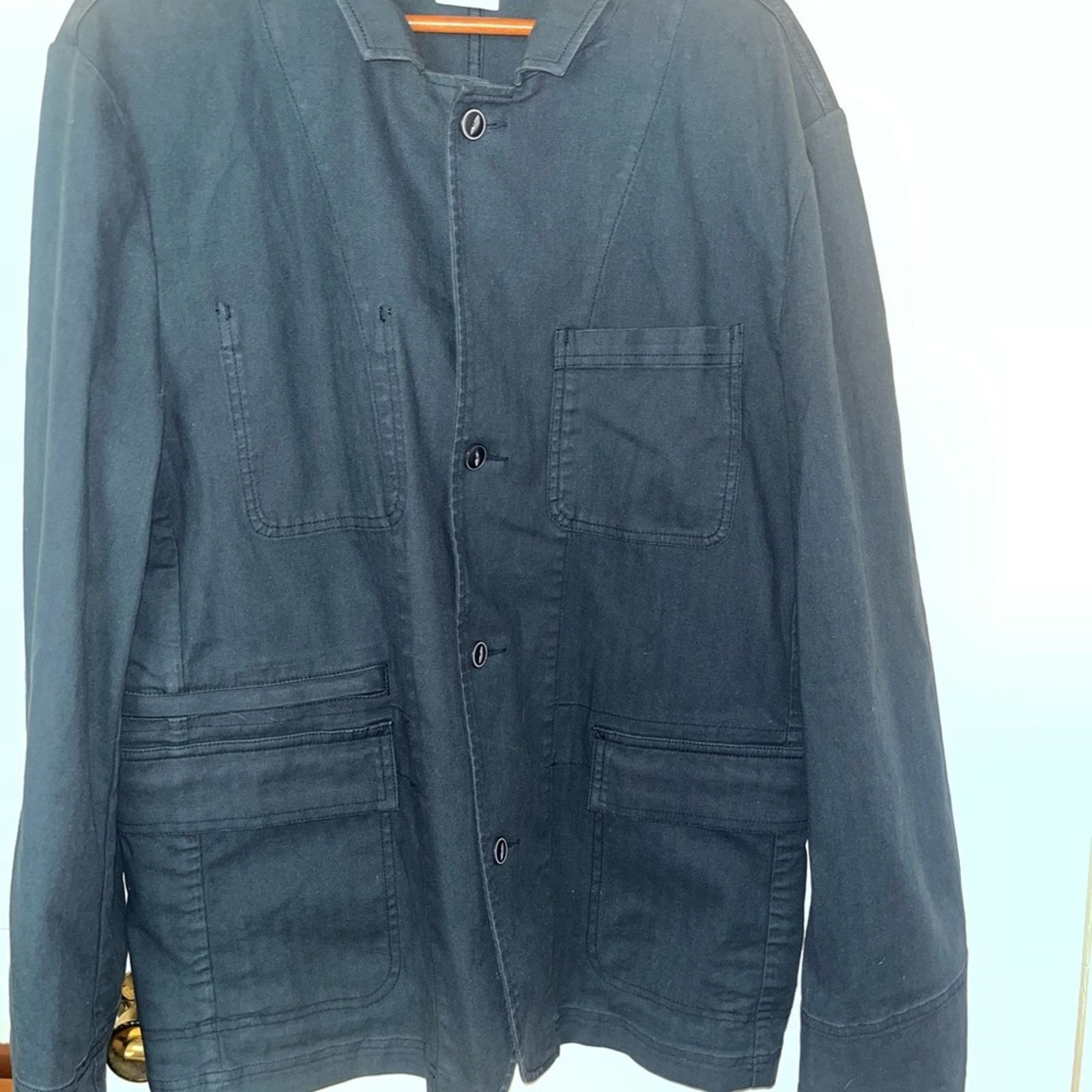Flint And Tinder Men's Blue Flint & Tinder Chore Jacket, size Large Size US L / EU 52-54 / 3 - 6 Thumbnail