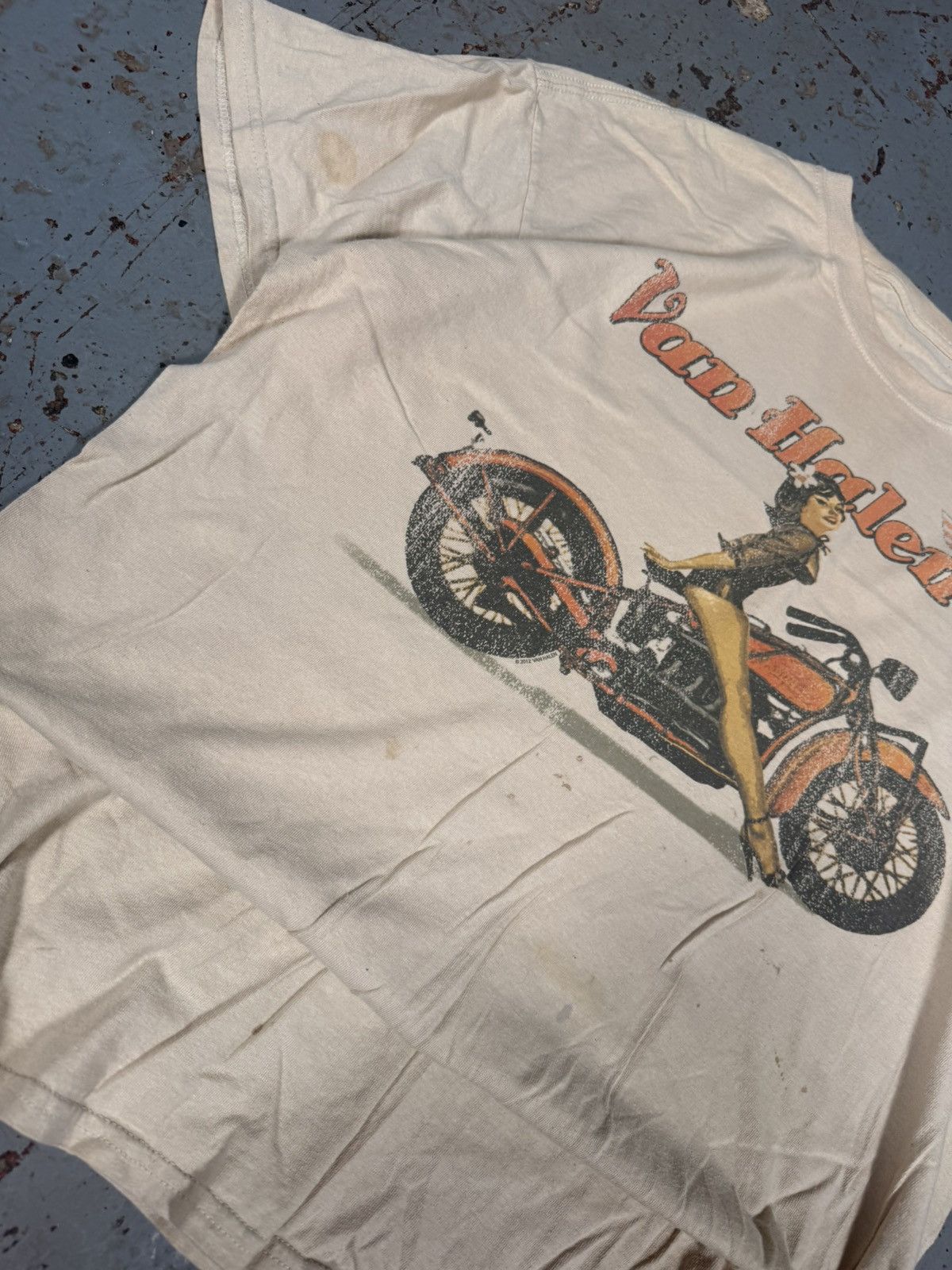 Vintage Vintage Van Halen Motorcycle Tee Size US L / EU 52-54 / 3 - 4 Thumbnail