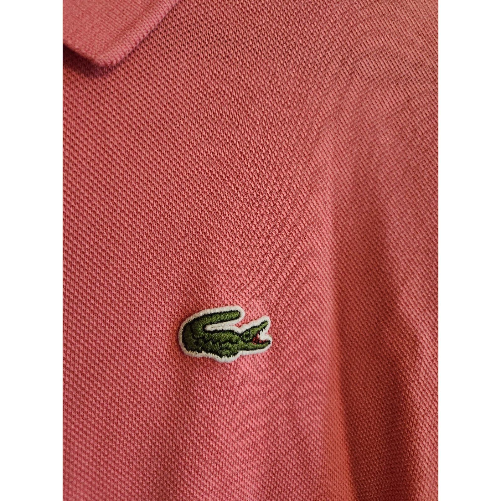 Lacoste Lacoste Men's Salmon Polo 9 Size US XXL / EU 58 / 5 - 2 Thumbnail