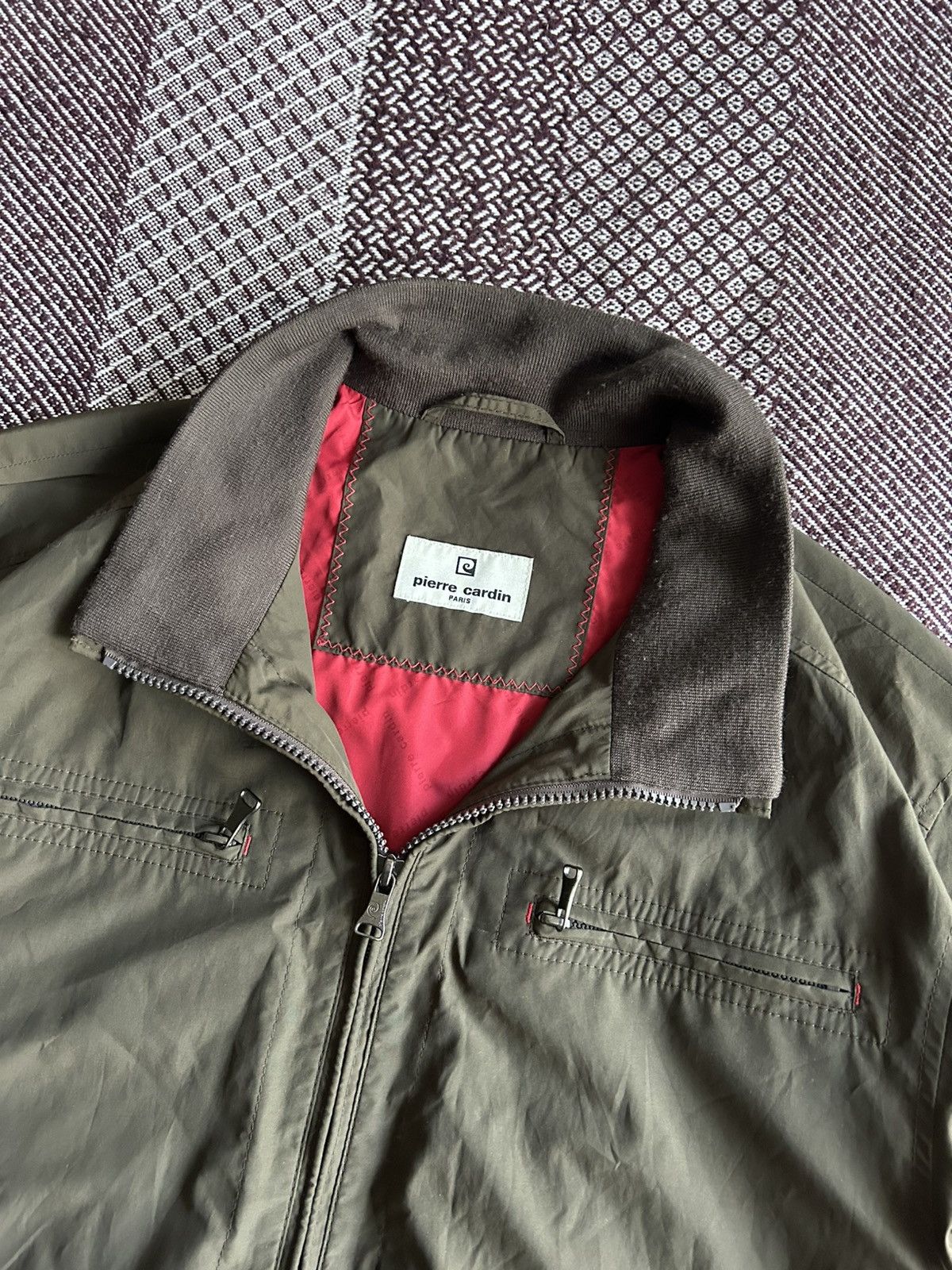 Pierre Cardin Pierre Cardin Paris Olive Bomber Jacket Basic Men’s Size 52 Size US L / EU 52-54 / 3 - 5 Thumbnail