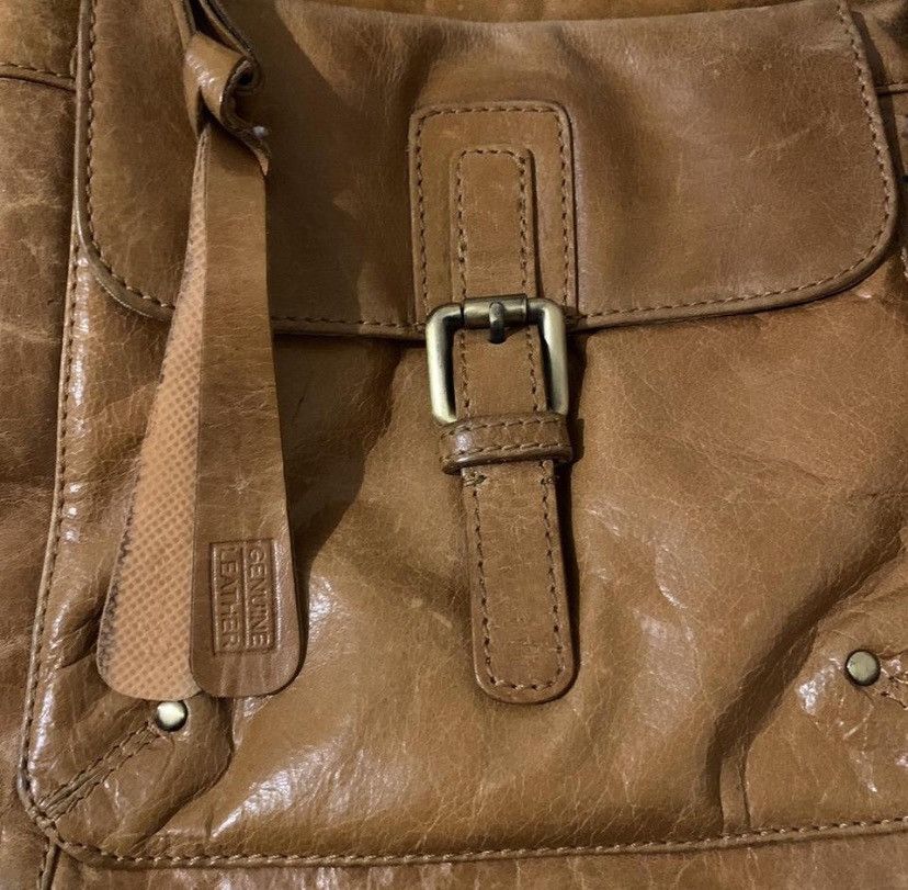 Clarks Clarks Brown Leather Crossbody Handbag adjustable StrapVGC Size ONE SIZE - 5 Thumbnail