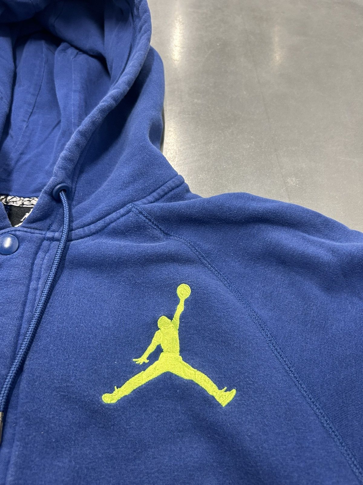 Jordan Brand Y2K Blue Jordan hoodie Size US M / EU 48-50 / 2 - 3 Thumbnail