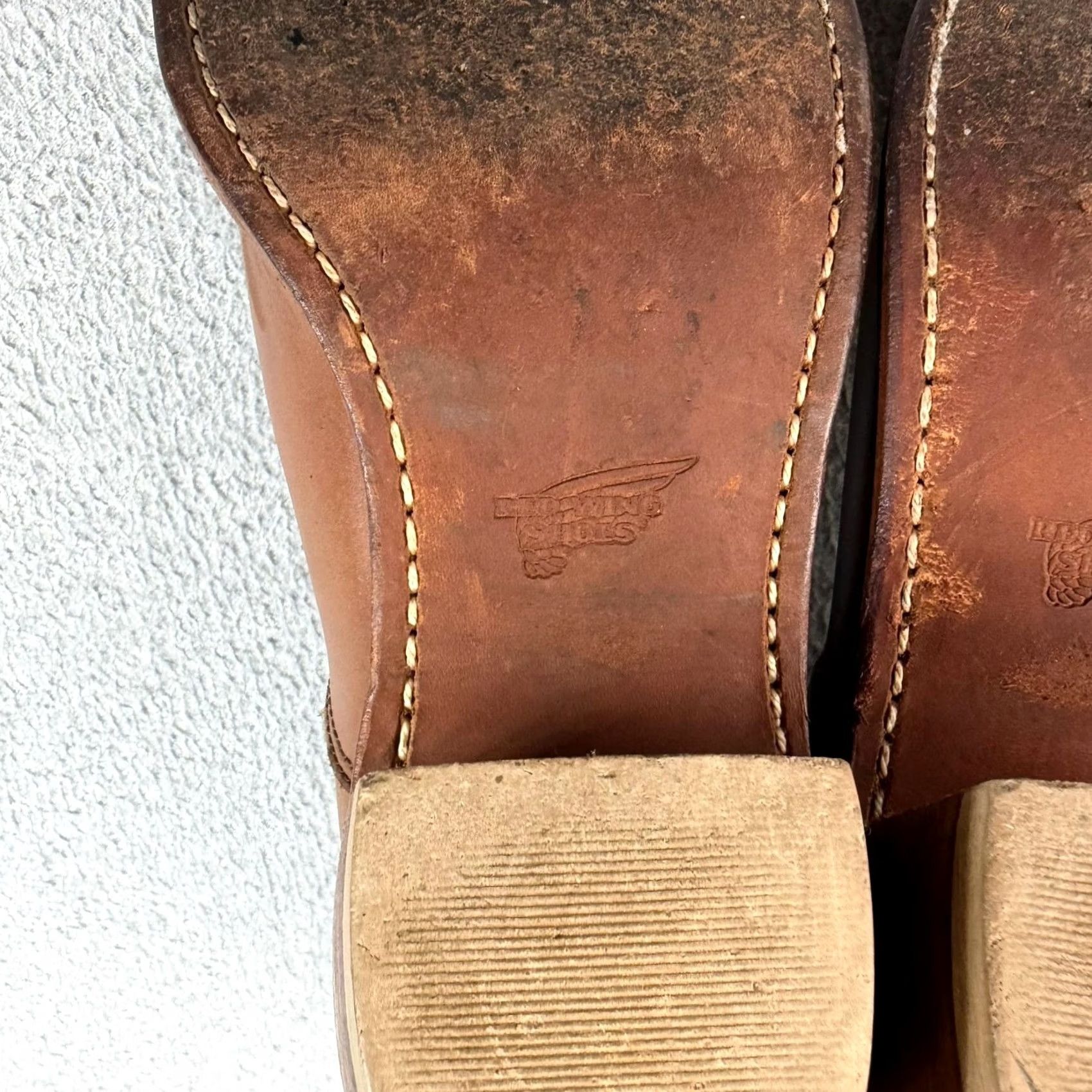 Red Wing Red Wing Womens Chelsea Boots 8.5 Brown Leather Ankle Block Heel Casual Fall Vintage? Bohemian 90s Y2K Girls Womens Size US 9 / IT 39 - 4 Thumbnail