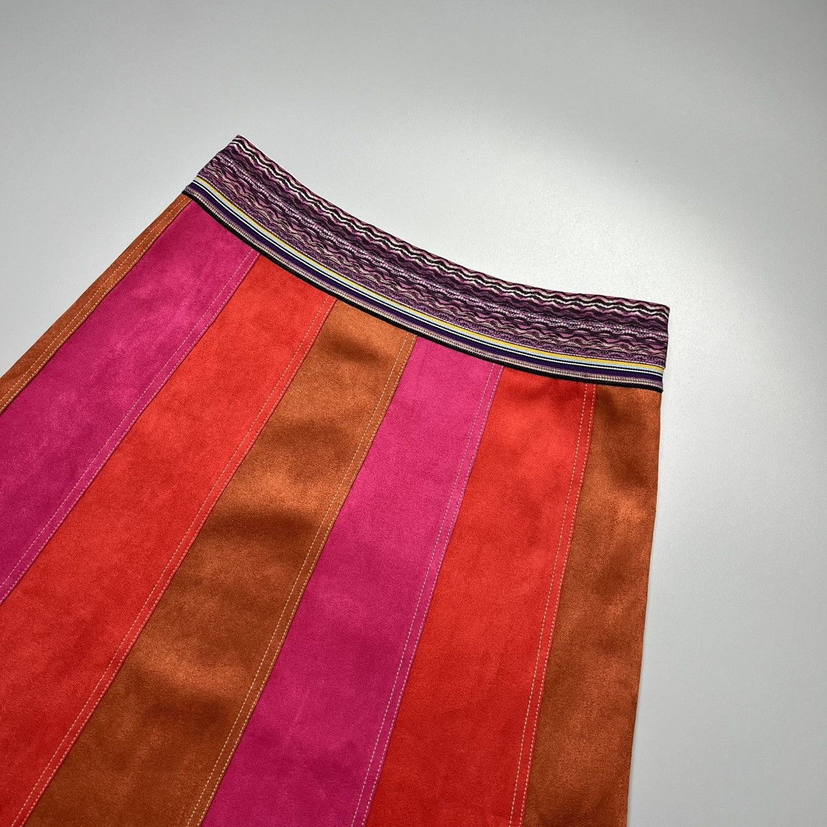 Vivienne Tam Vivienne Tam - Fall/2016 Multicolored Midi Skirt Size 32" / US 10 / IT 46 - 3 Thumbnail