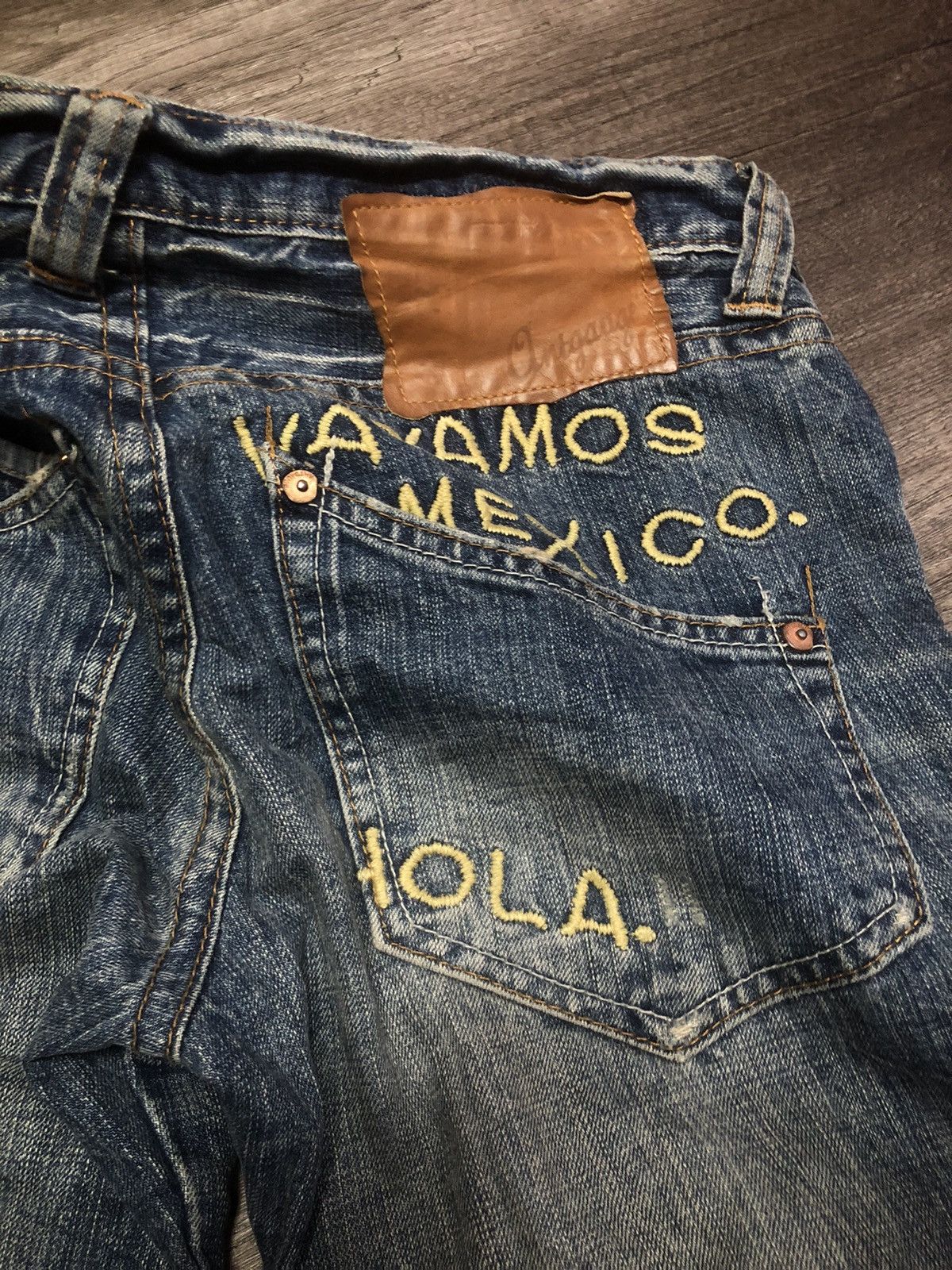 Japanese Brand × Vintage VINTAGE ANTGAUGE VAYAMOS MEXICO JEANS RARE DESIGN (UNISEX) Size US 29 - 2 Thumbnail