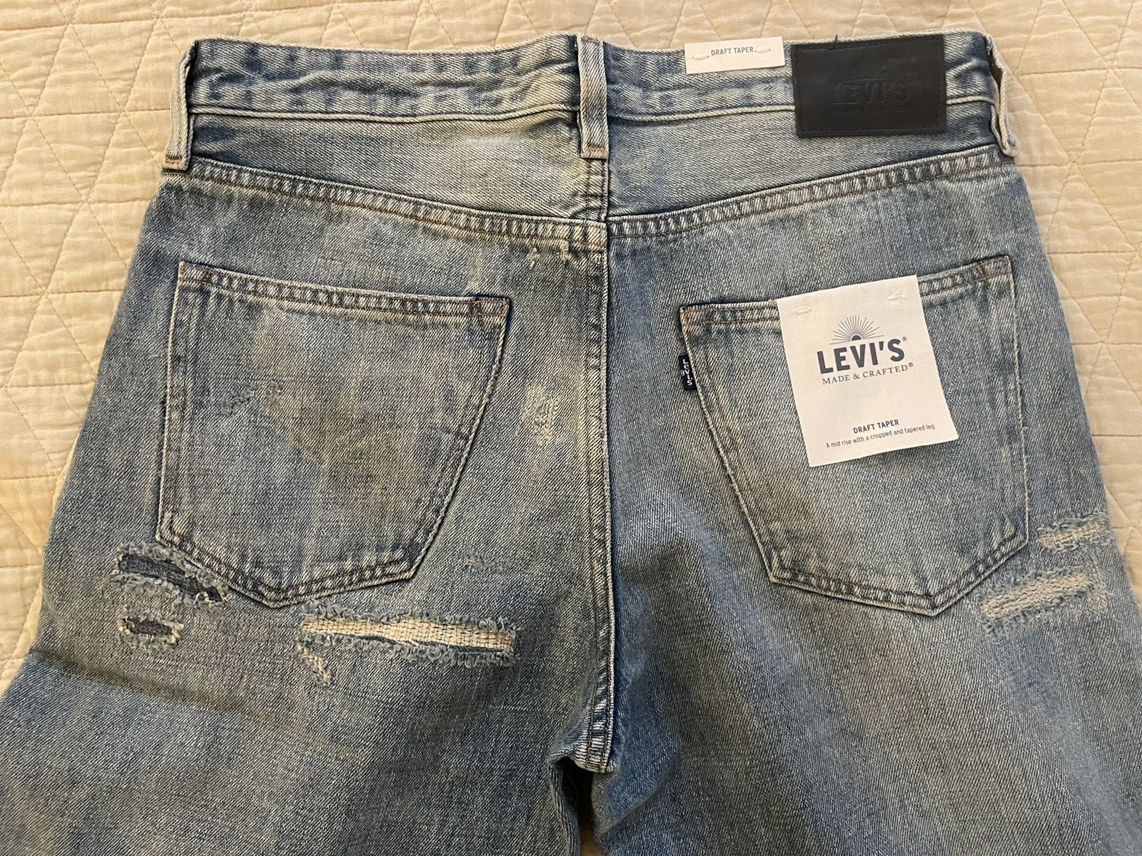 Levi's Made & Crafted DRAFT TAPER SELVEDGE JEAN Size US 32 / EU 48 - 13 Thumbnail