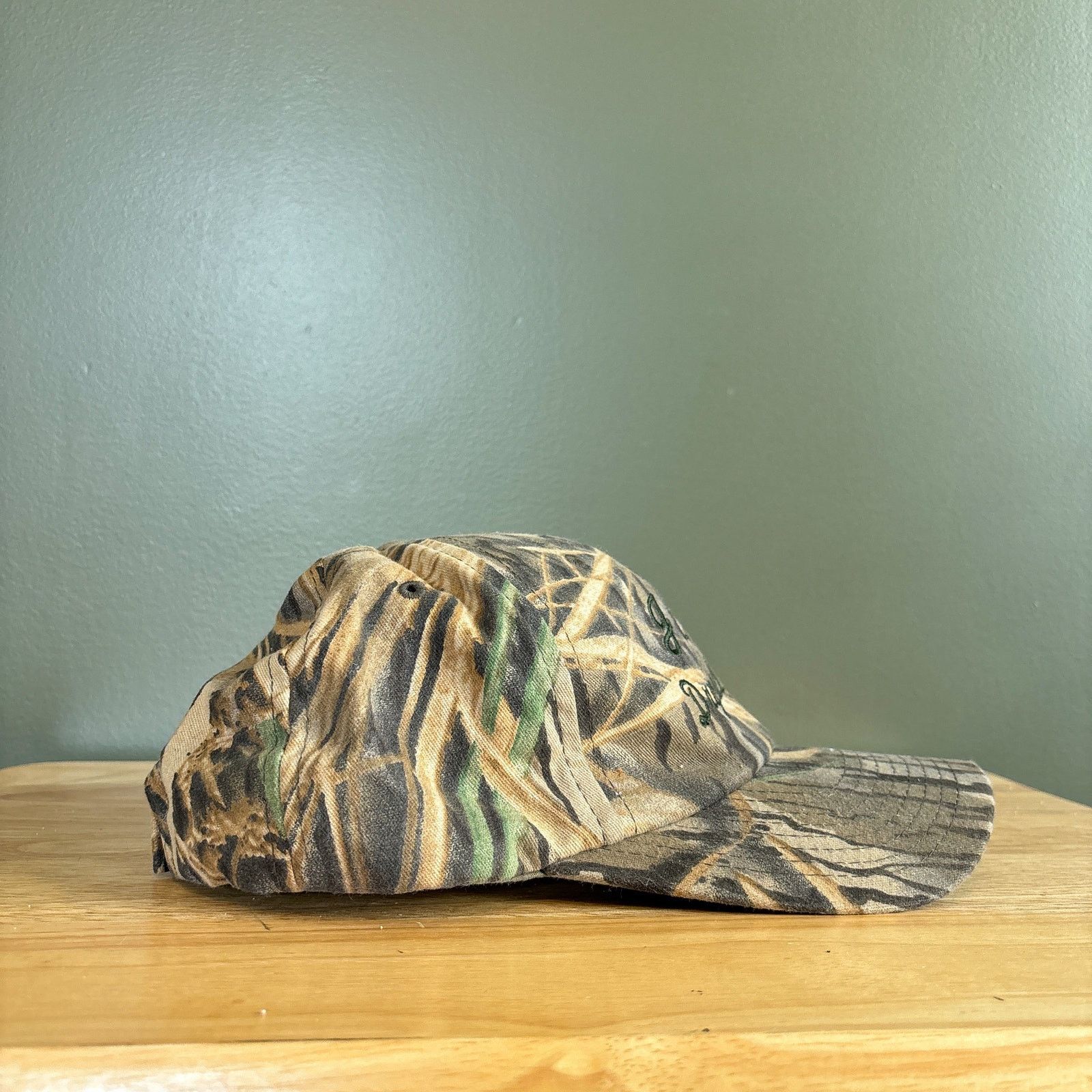 Yupong J & D Drywall Marsh Camouflage Retro Strapback Hat Size ONE SIZE - 3 Thumbnail
