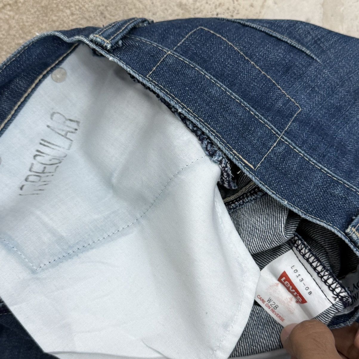 Levi's Levis Enginereed Jeans Lady’s Stonewash Denim Pants Size 27" / US 4 / IT 40 - 15 Thumbnail