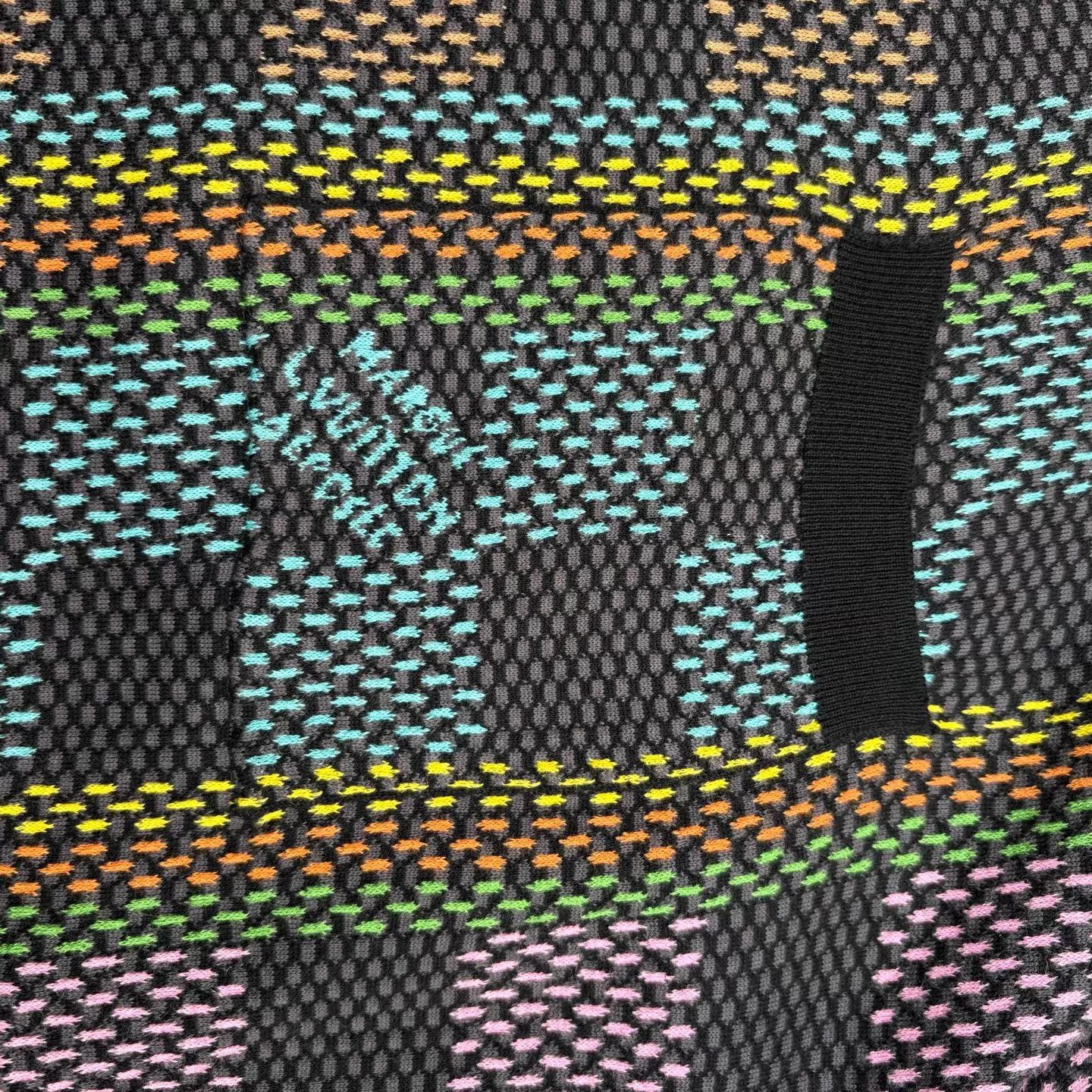 Louis Vuitton LV Rainbow Damier Men's Short Sleeve Polo XL Italy Size US XL / EU 56 / 4 - 5 Thumbnail