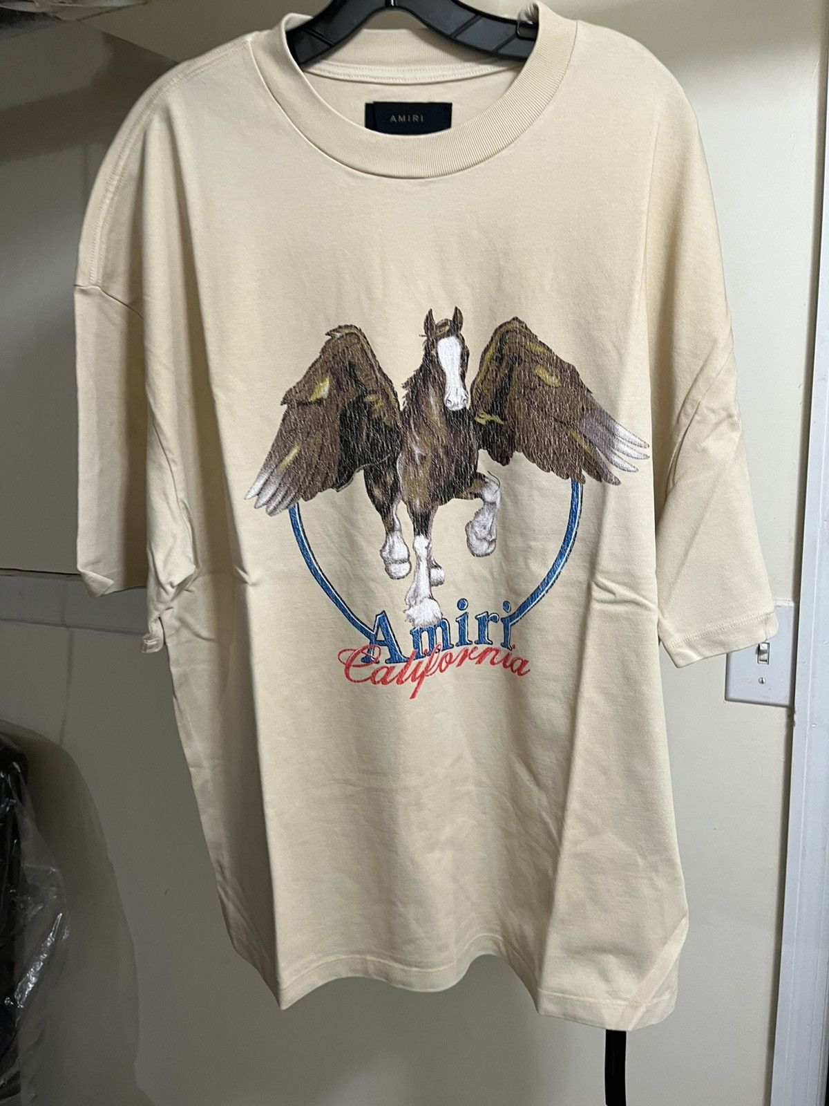 Amiri Amiri Clydesdale Vintage Pegasus T-Shirt Sz XL Size US XL / EU 56 / 4 - 6 Thumbnail