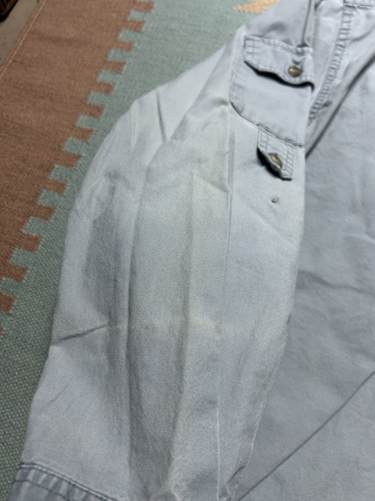 Vintage Vtg cabelas button shirt safari hiking fishing cotton XL tal Size US XL / EU 56 / 4 - 10 Thumbnail