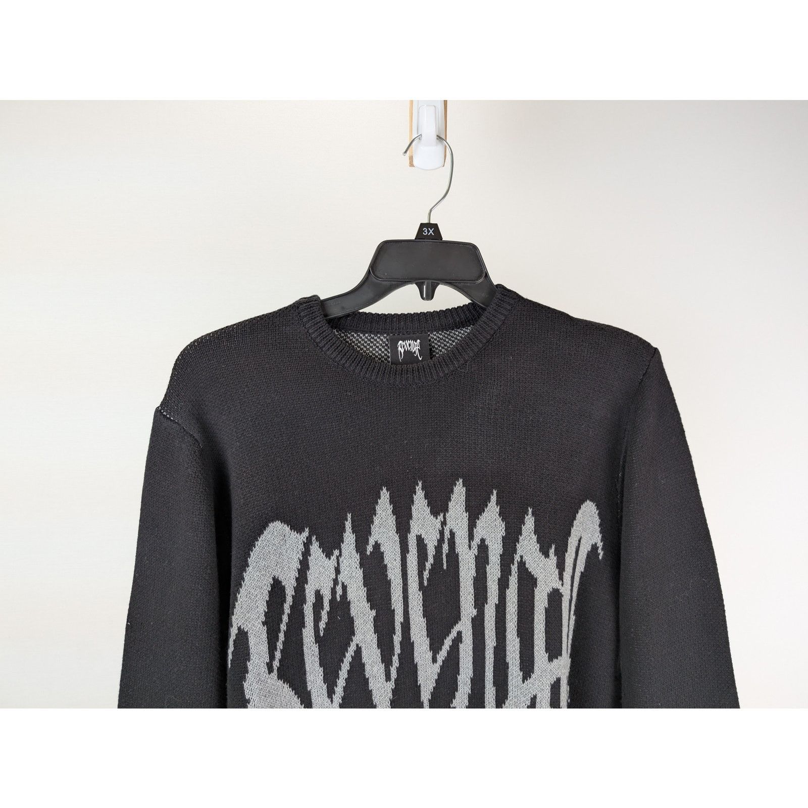 Revenge o1rshd1 Revenge Logo Sweatshirt Sweater in Black Size US M / EU 48-50 / 2 - 3 Thumbnail