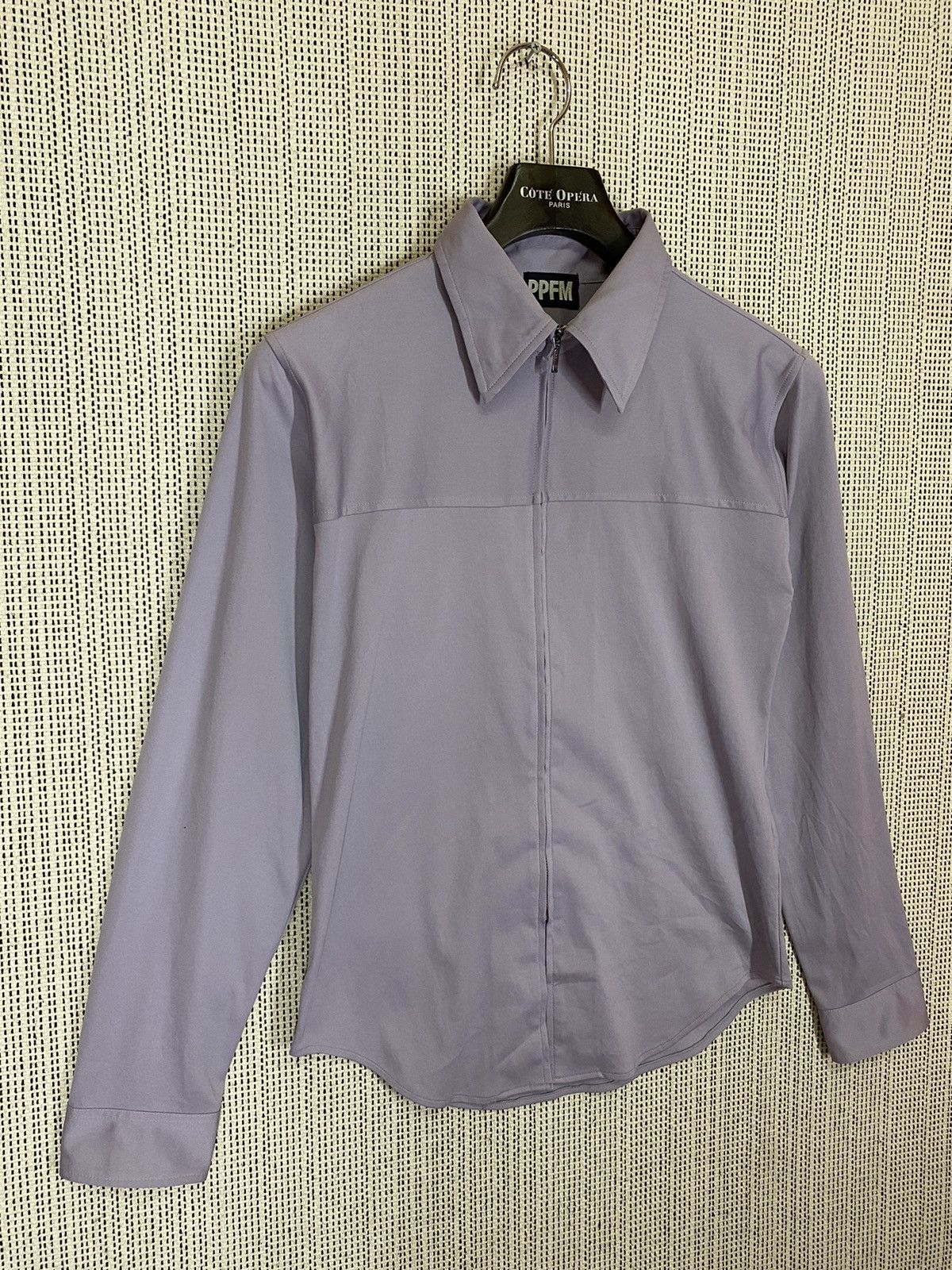 Japanese Brand × PPFM PPFM PURPLE SHIRT ZIP UPS SIMPLE PATTERN Size US M / EU 48-50 / 2 - 3 Thumbnail
