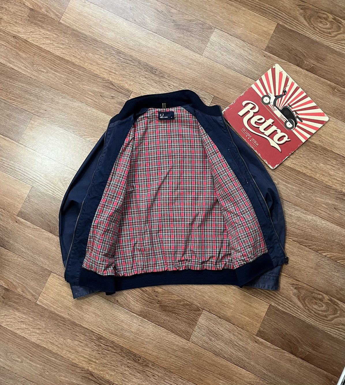 Fred Perry Vintage Fred Perry Casual Basic Jacket Size US XL / EU 56 / 4 - 4 Thumbnail